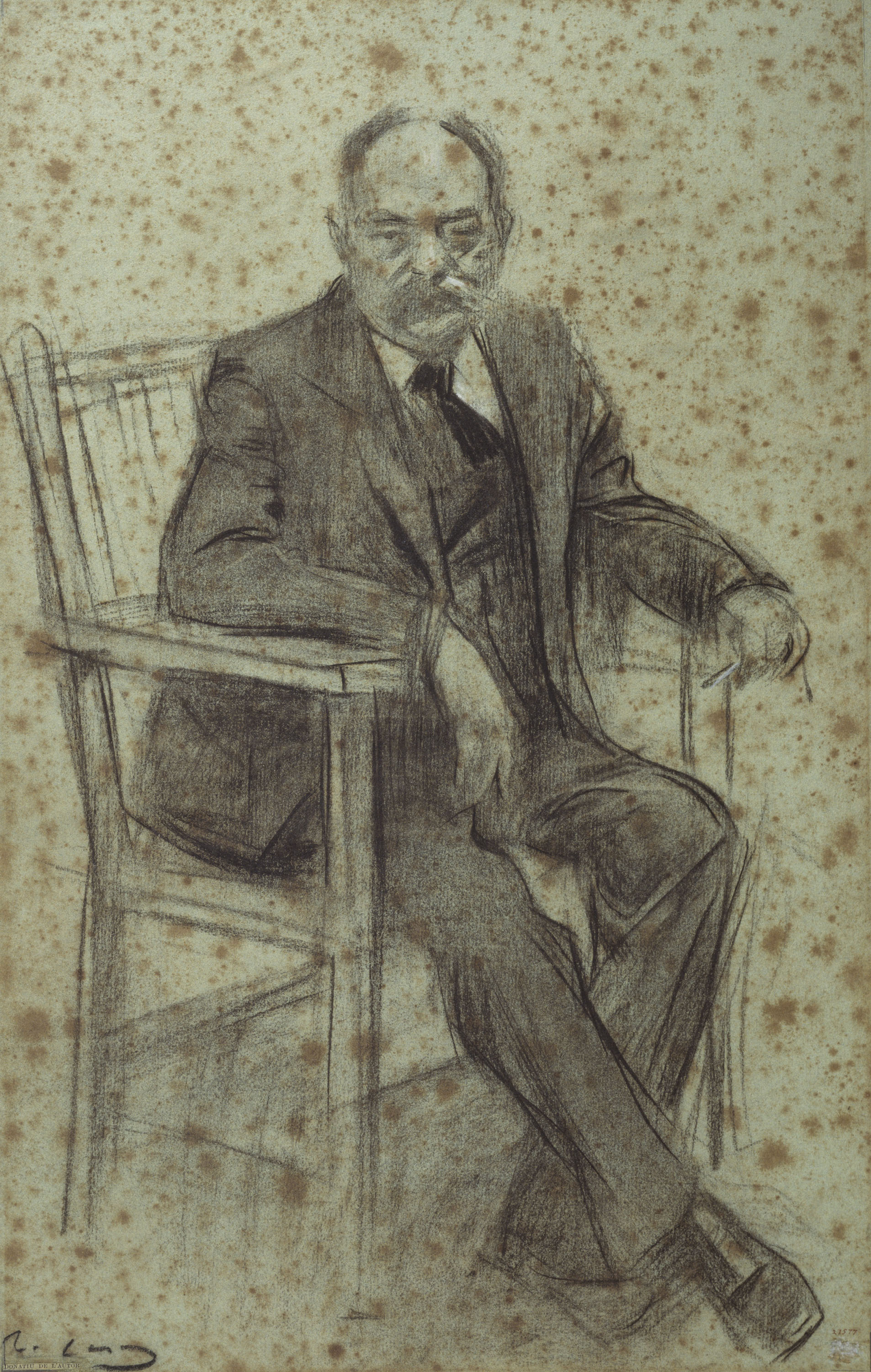 image for: Ramon Casas - Retrat de Valentí Almirall - Cap a 1897-1899