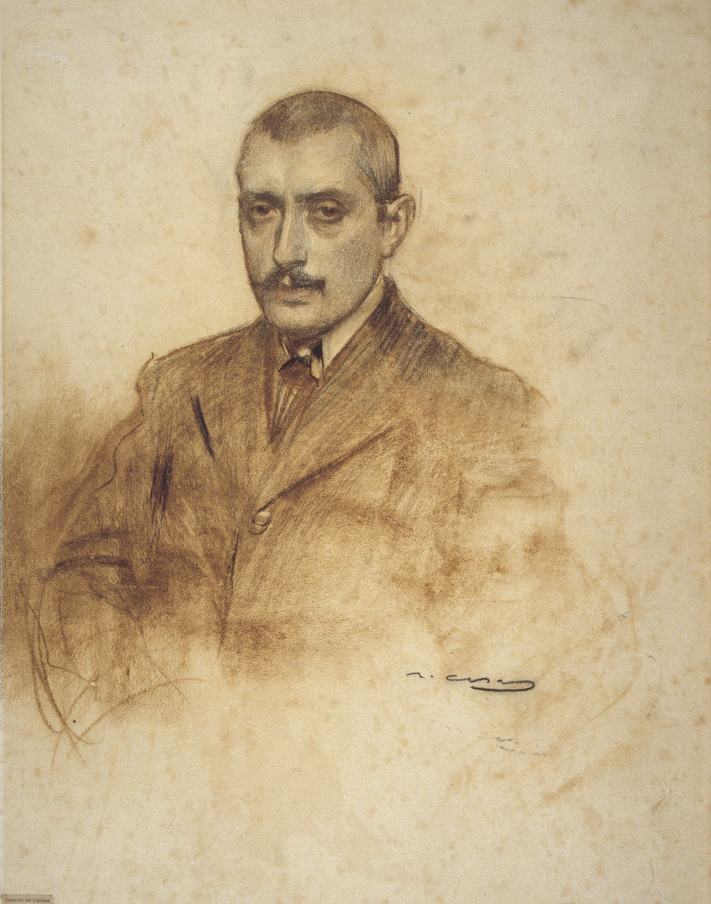 image for: Ramon Casas - Retrat de Salvador Alarma - Cap a 1906-1908