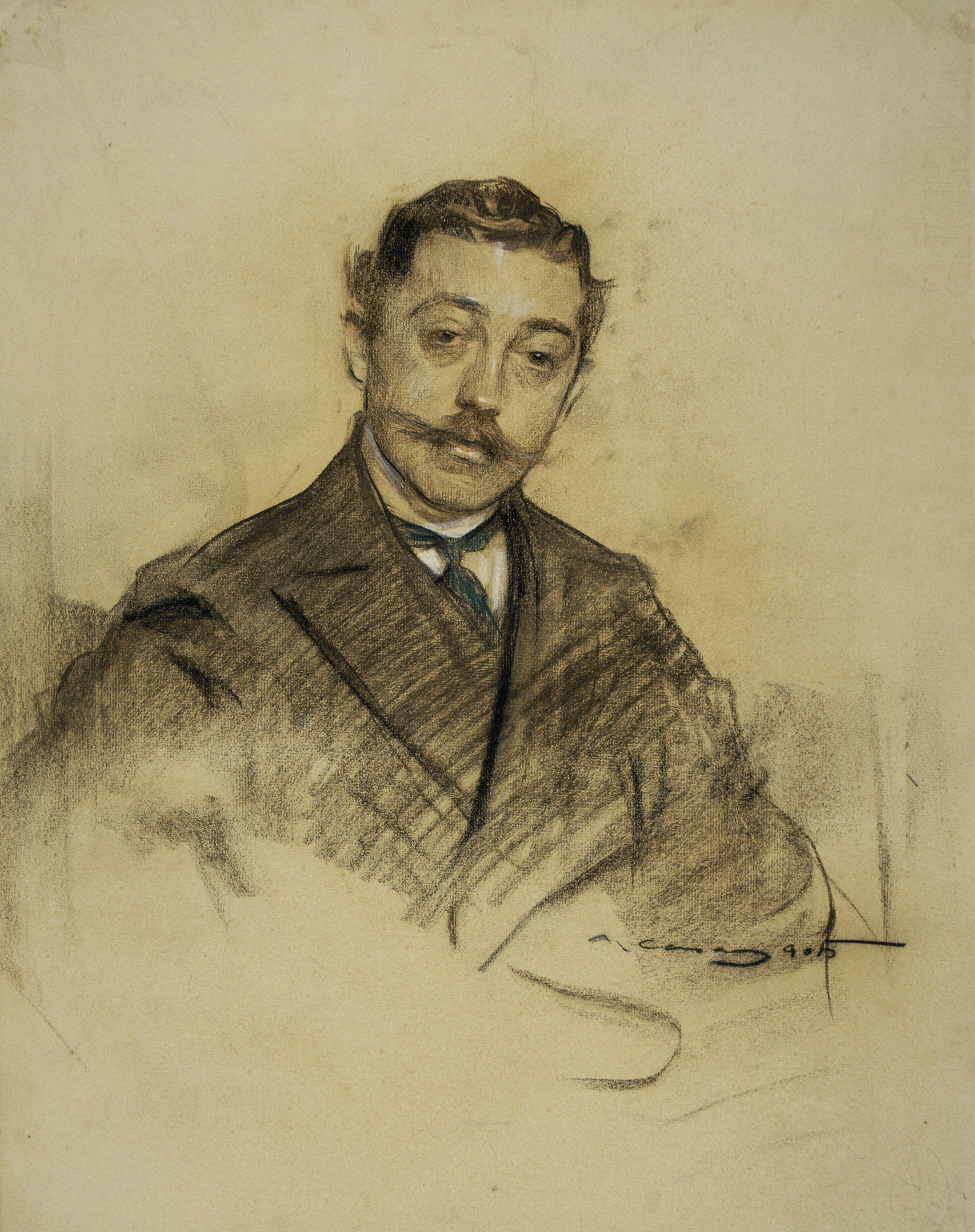 image for: Ramon Casas - Retrat de Fernando Álvarez de Sotomayor - 1905