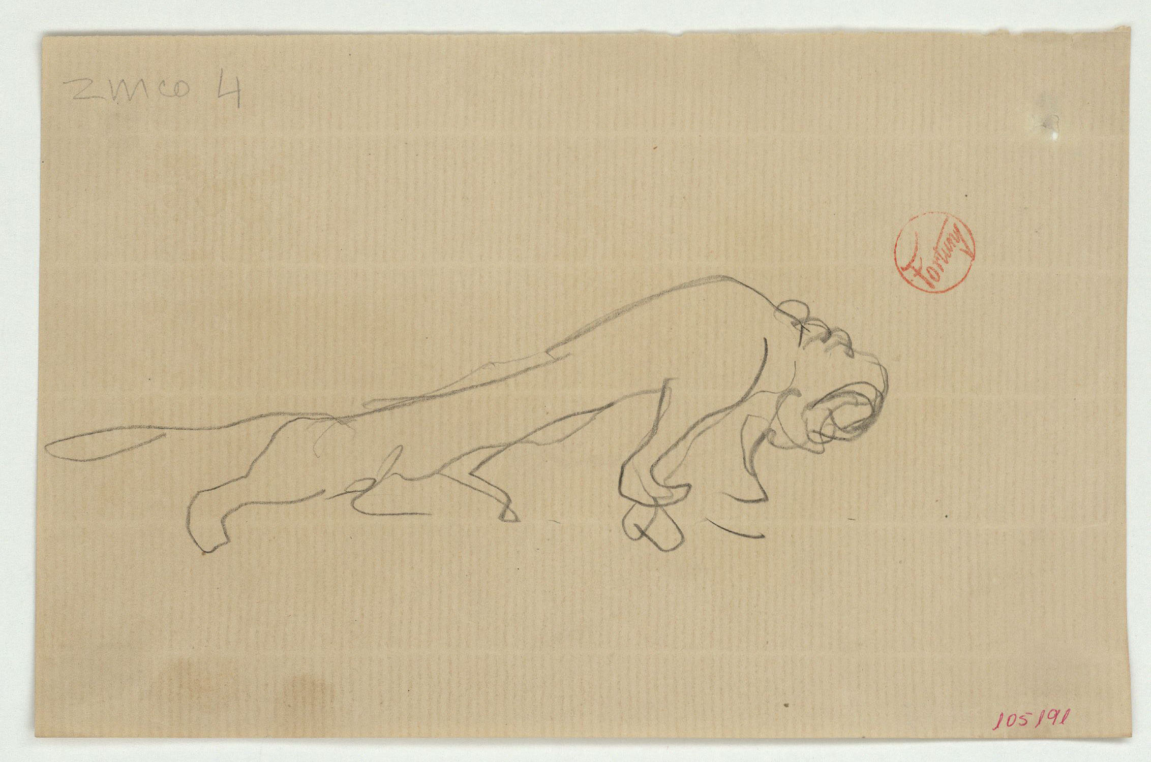 image for: Marià Fortuny - Estudi per al quadre «Músics marroquins en un saló» - Cap a 1872