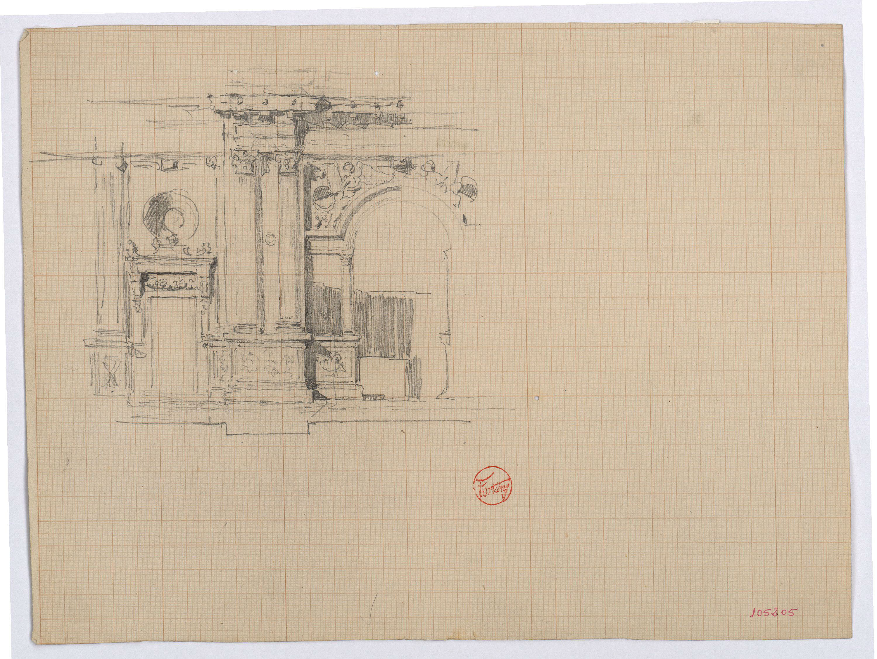 image for: Marià Fortuny - Palau de Carles V a l&#039;Alhambra de Granada - Cap a 1870-1872