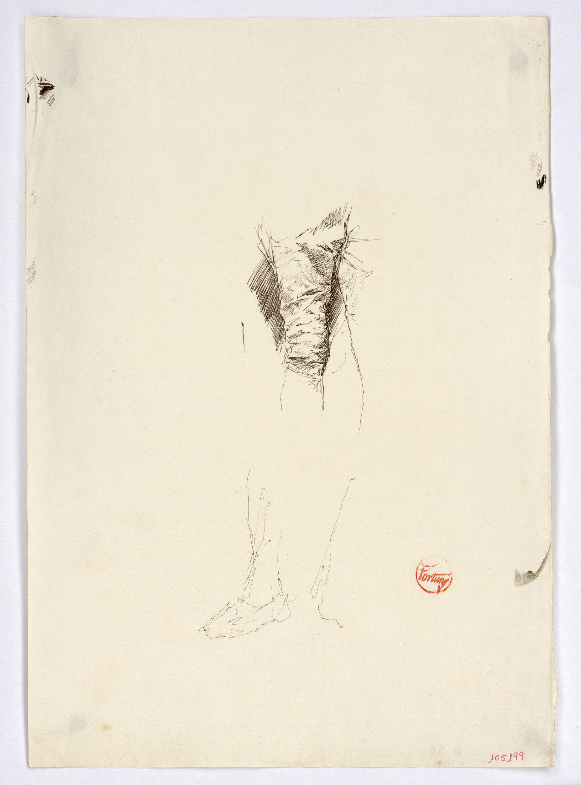 image for: Marià Fortuny - Estudi per al quadre «L&#039;elecció de la model» - Cap a 1868-1870