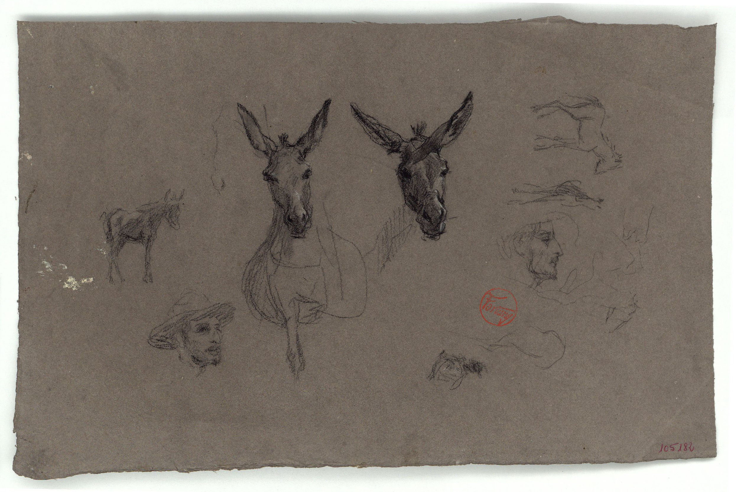 image for: Marià Fortuny - Caps d&#039;ase i caps d&#039;home - Cap a 1867-1870