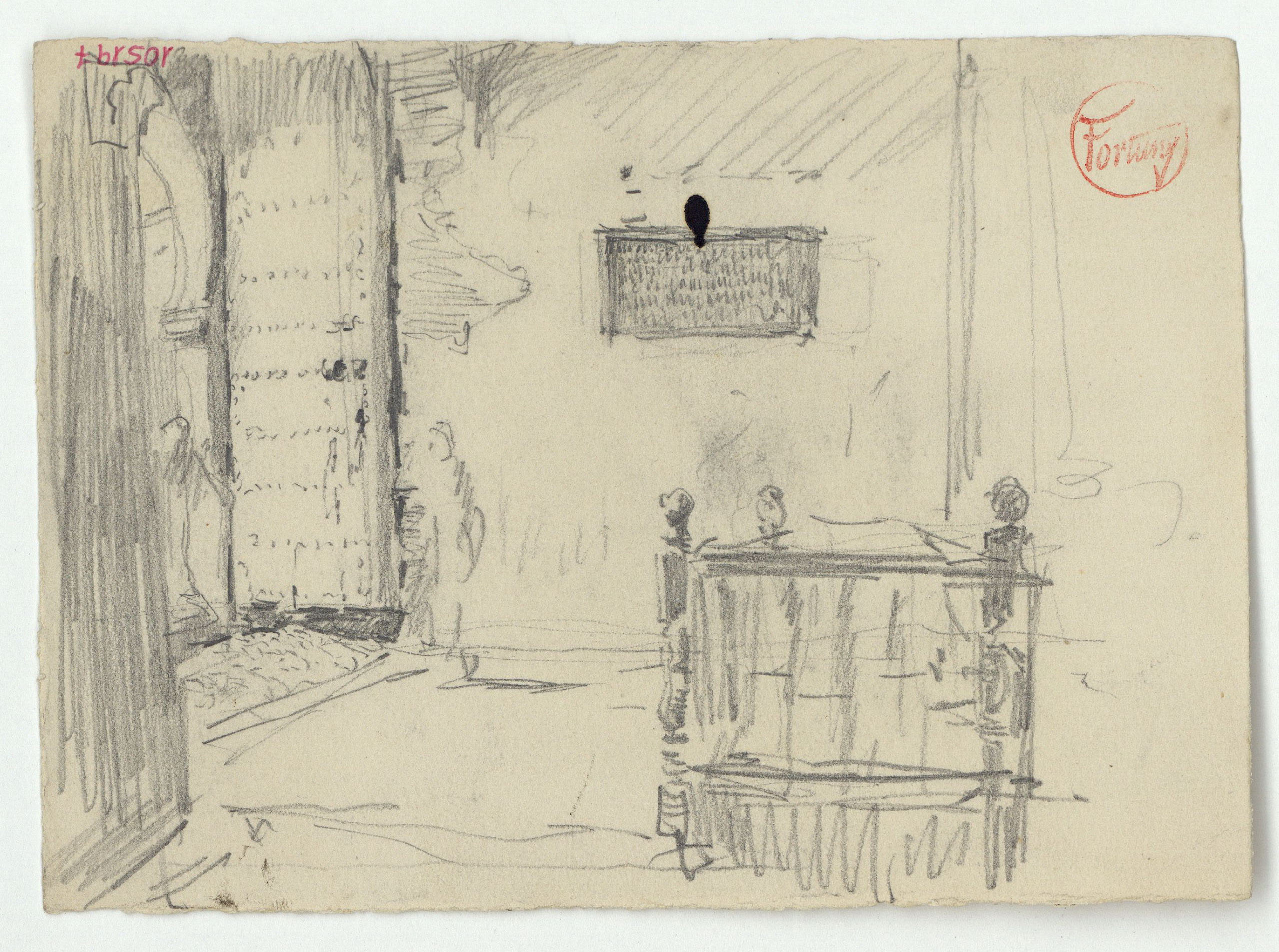 image for: Marià Fortuny - Interior d&#039;una casa d&#039;estil musulmà - Cap a 1860-1862