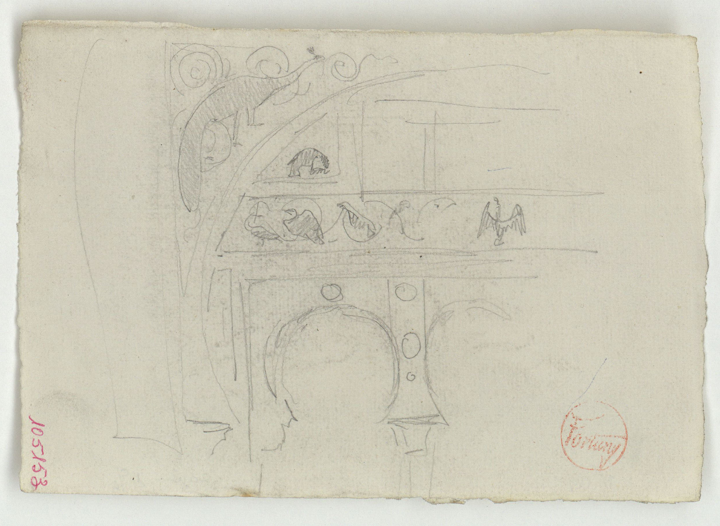 image for: Marià Fortuny - Detall d&#039;una portada d&#039;estil musulmà - Cap a 1868-1872