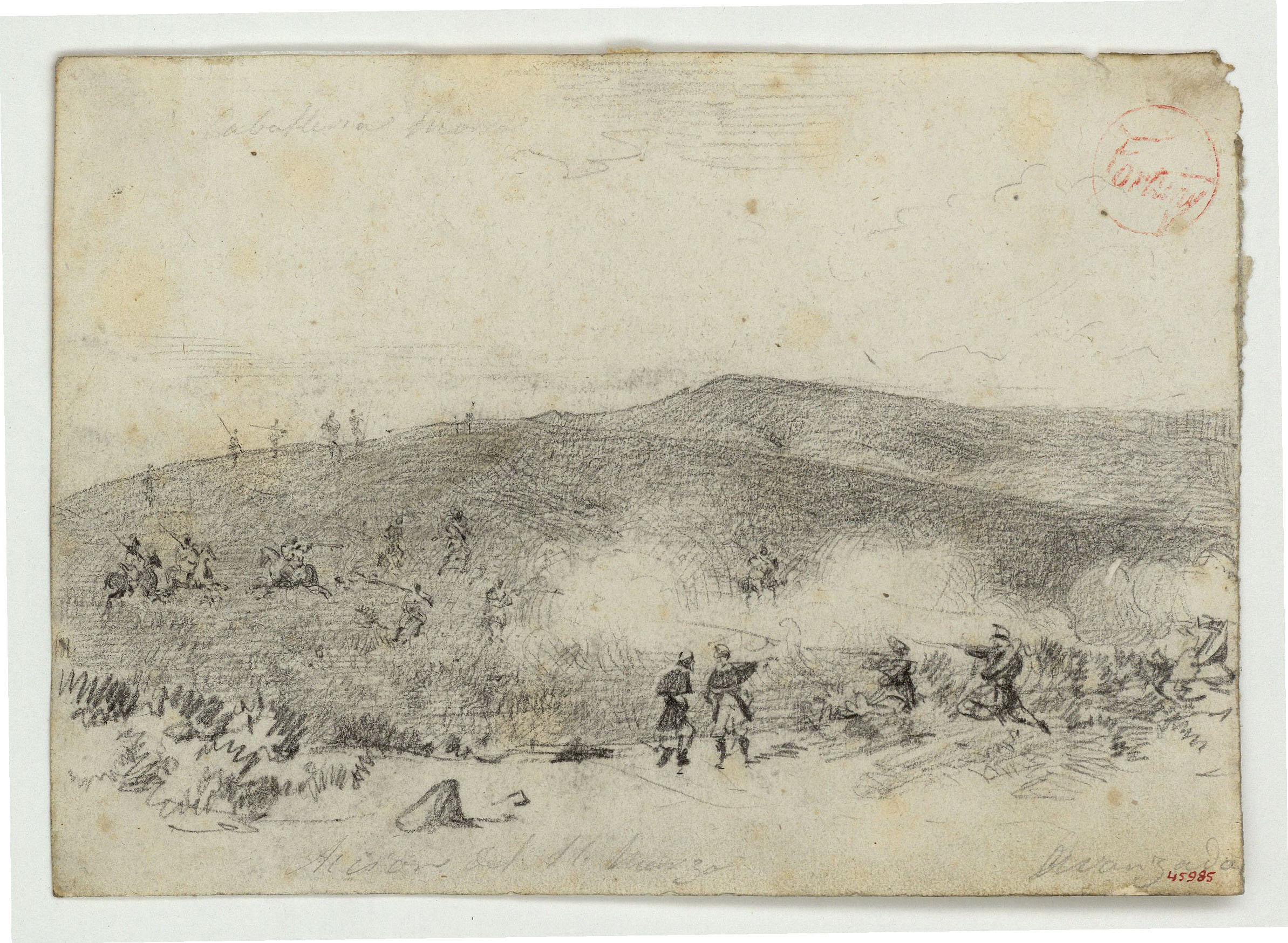 image for: Marià Fortuny - Acción del 11 marzo - Cap a 1860