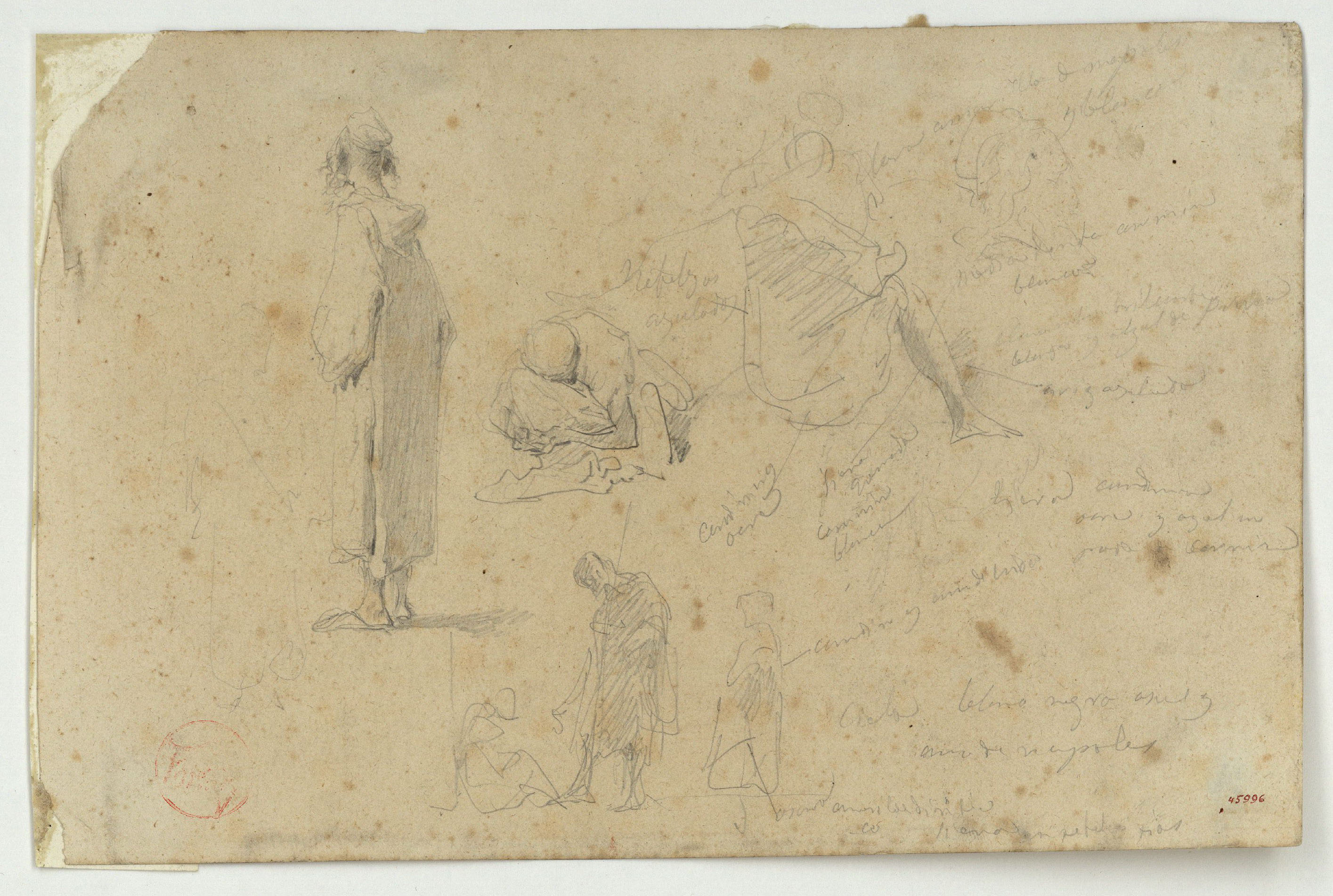 image for: Marià Fortuny - Marroquins - Cap a 1860-1862