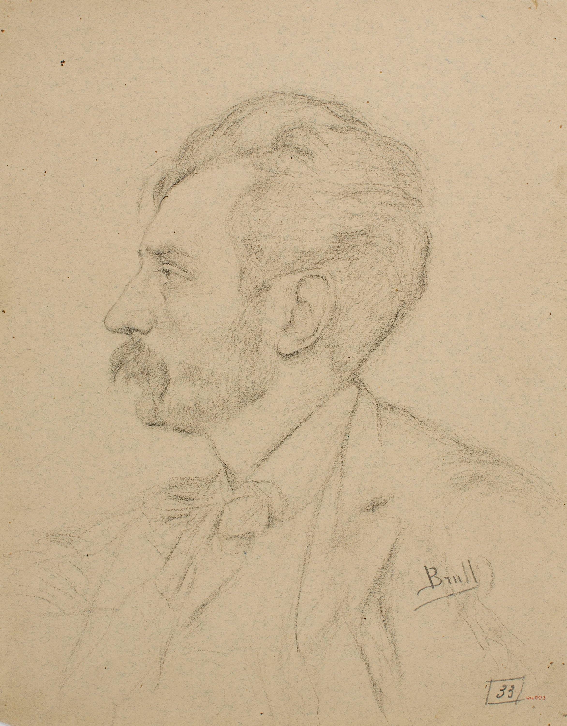 image for: Joan Brull - Bust d&#039;un artista - Cap a 1890-1900