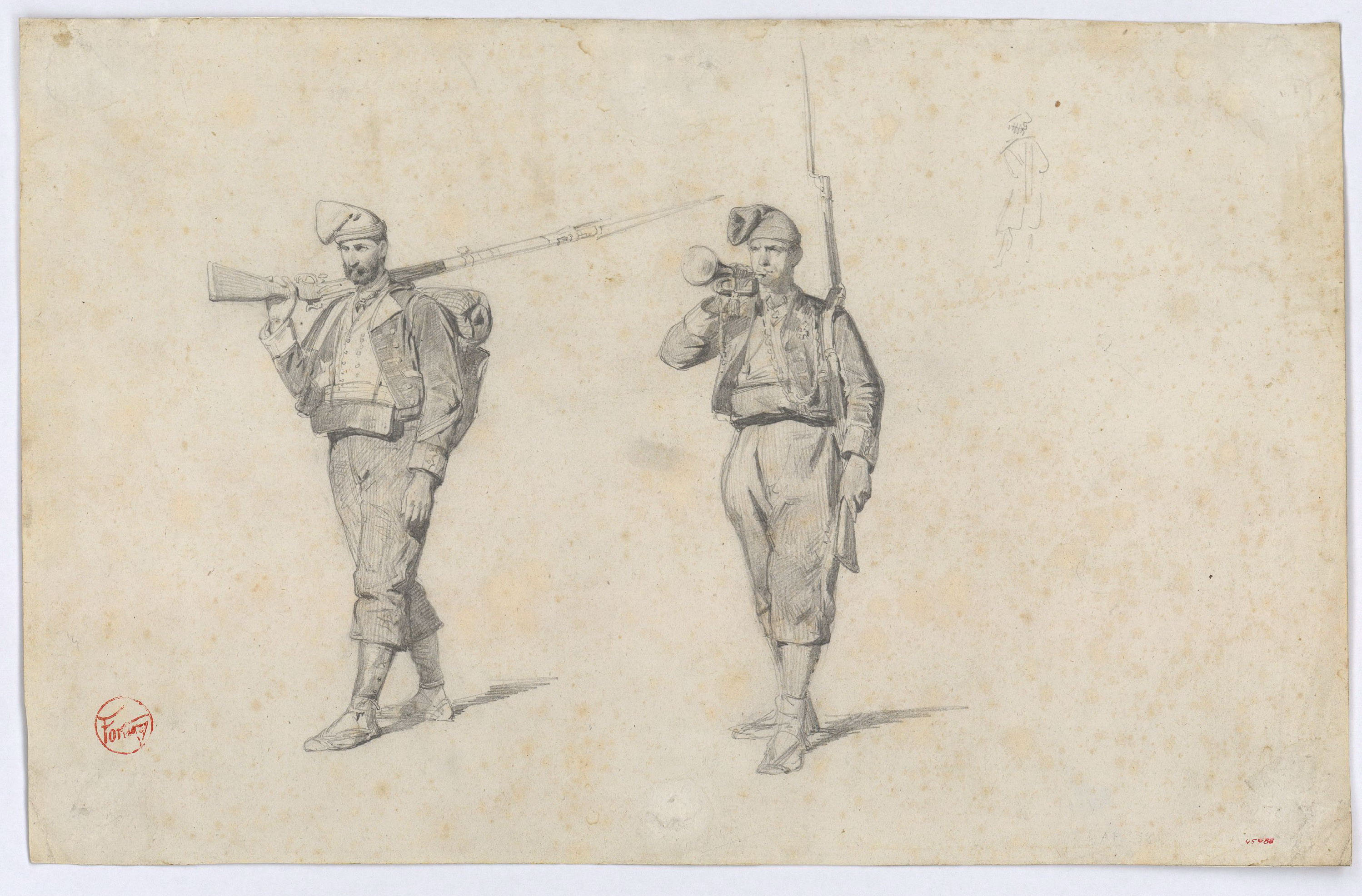 image for: Marià Fortuny - Voluntaris catalans de la guerra d&#039;Àfrica - 1860