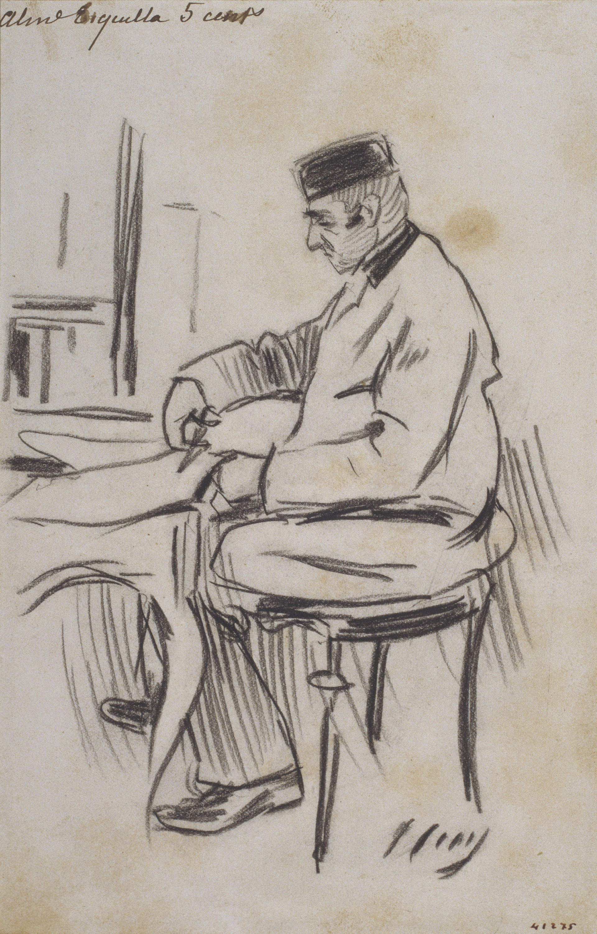 image for: Ramon Casas - Tallant cupons - 1891