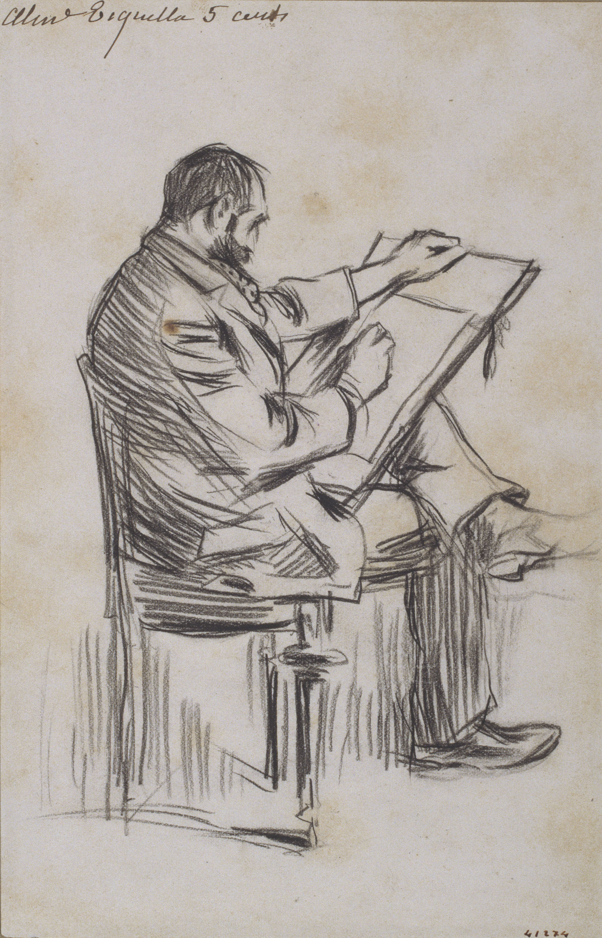 image for: Ramon Casas - Dibuixant - 1891