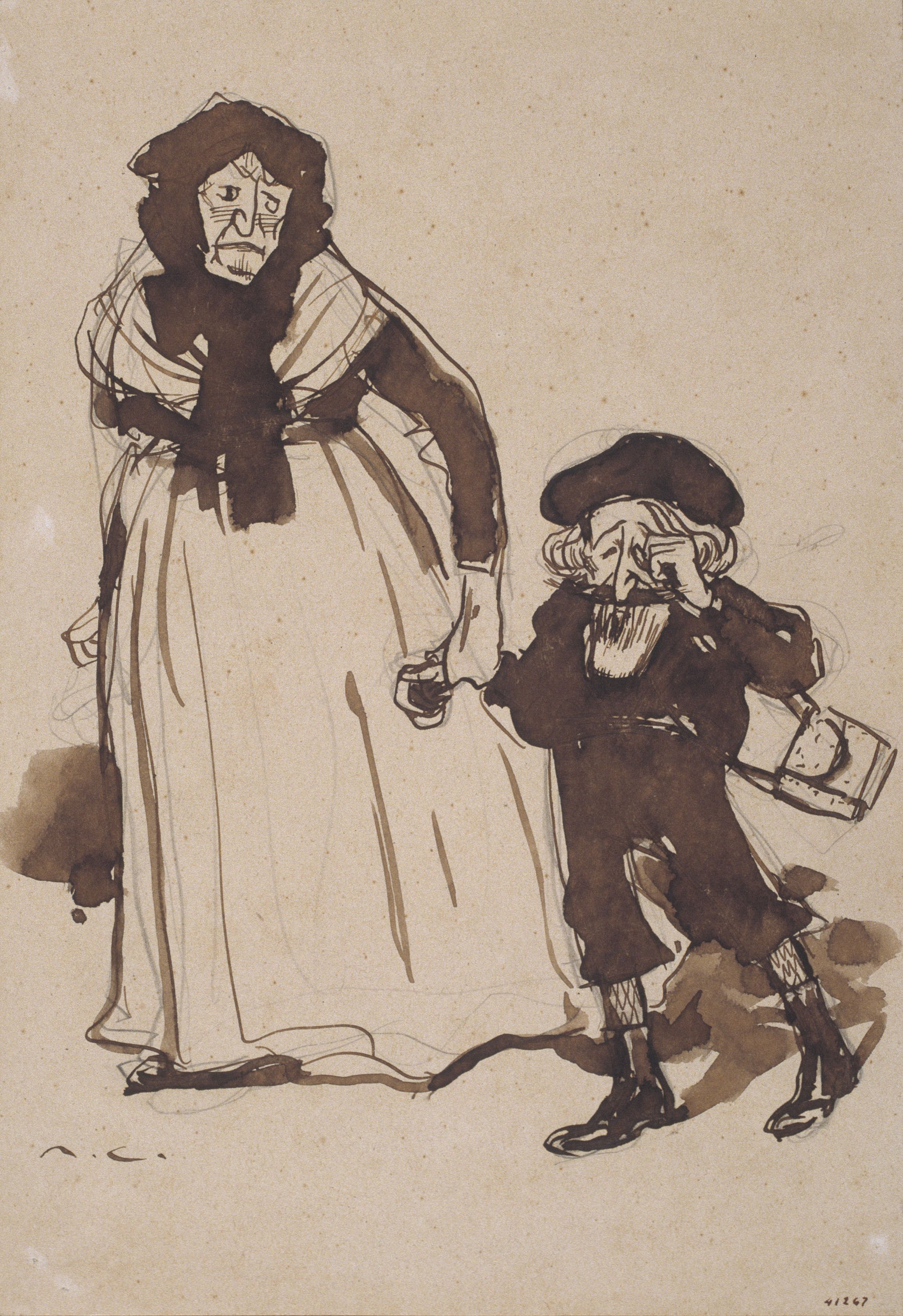 image for: Ramon Casas - El noy de «La mare» (caricatura de Santiago Rusiñol) - 1907