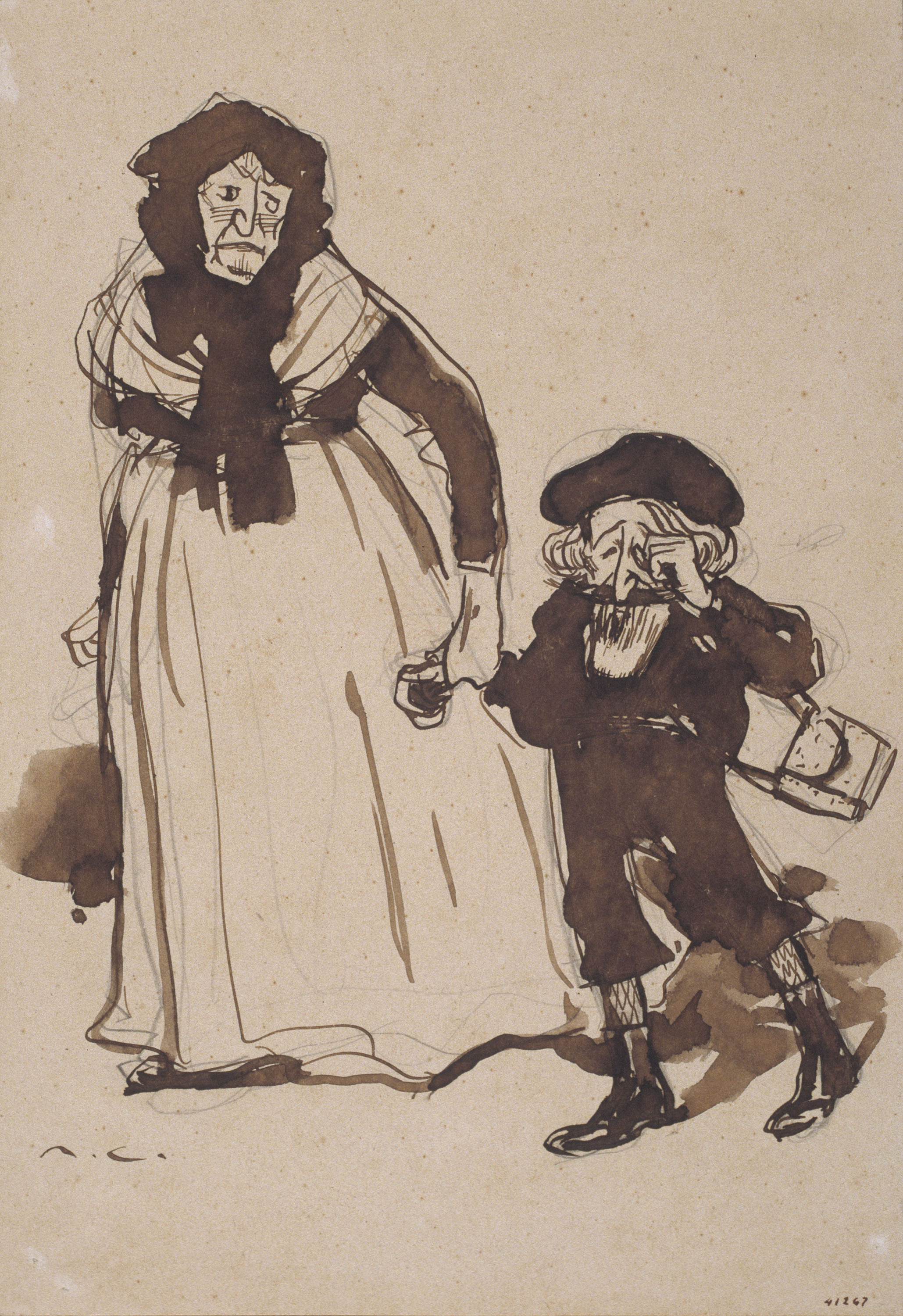 image for: Ramon Casas - El noy de «La mare» (caricatura de Santiago Rusiñol) - 1907