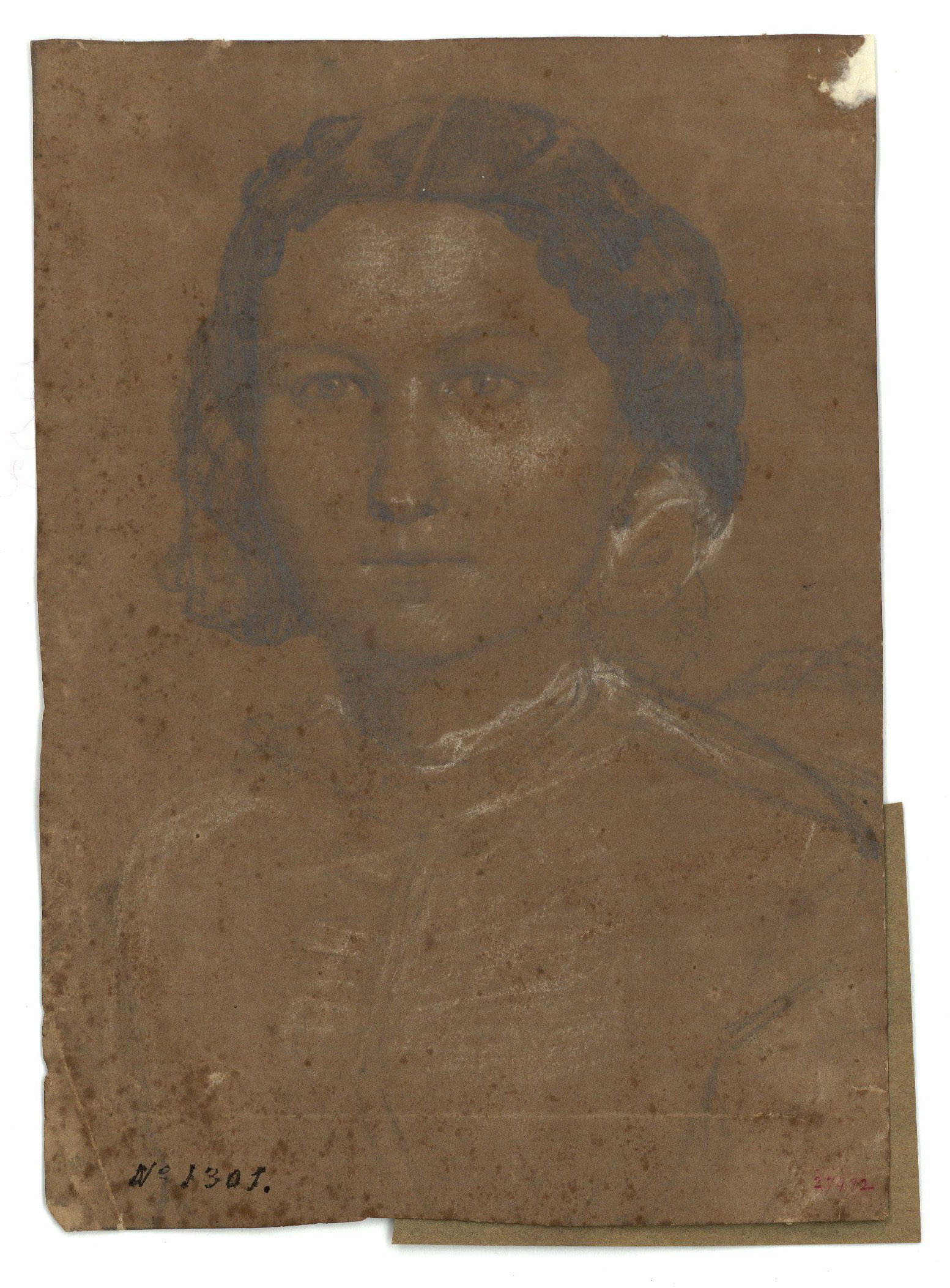 image for: Marià Fortuny - Bust femení - Cap a 1856-1858