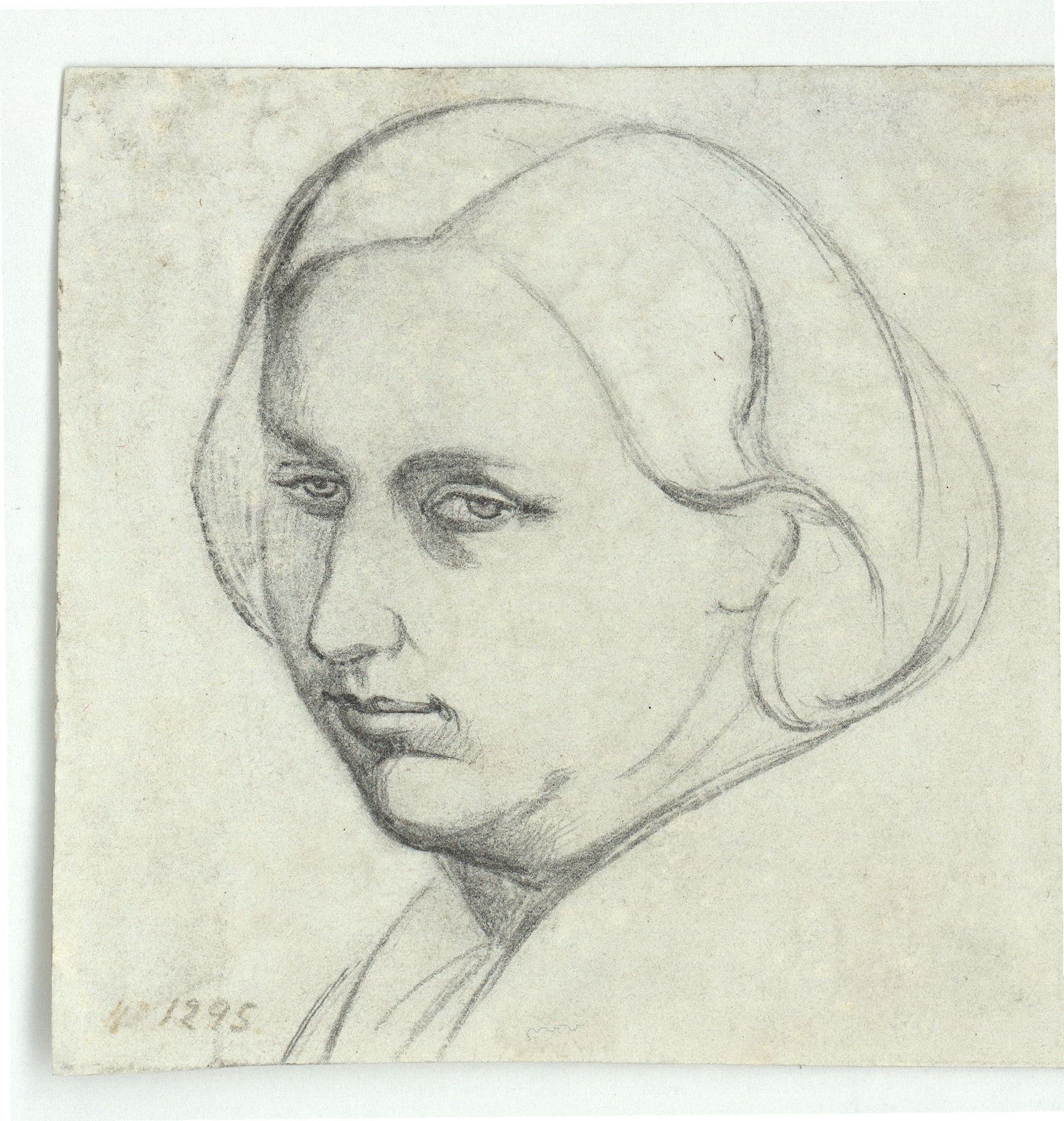 image for: Marià Fortuny - Bust femení - Cap a 1856-1858