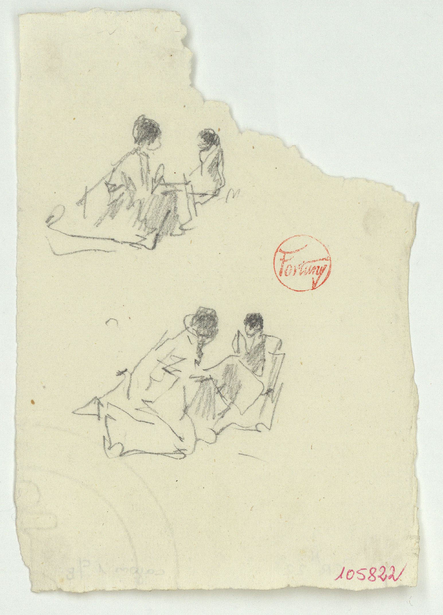 image for: Marià Fortuny - Figures - Cap a 1870-1874