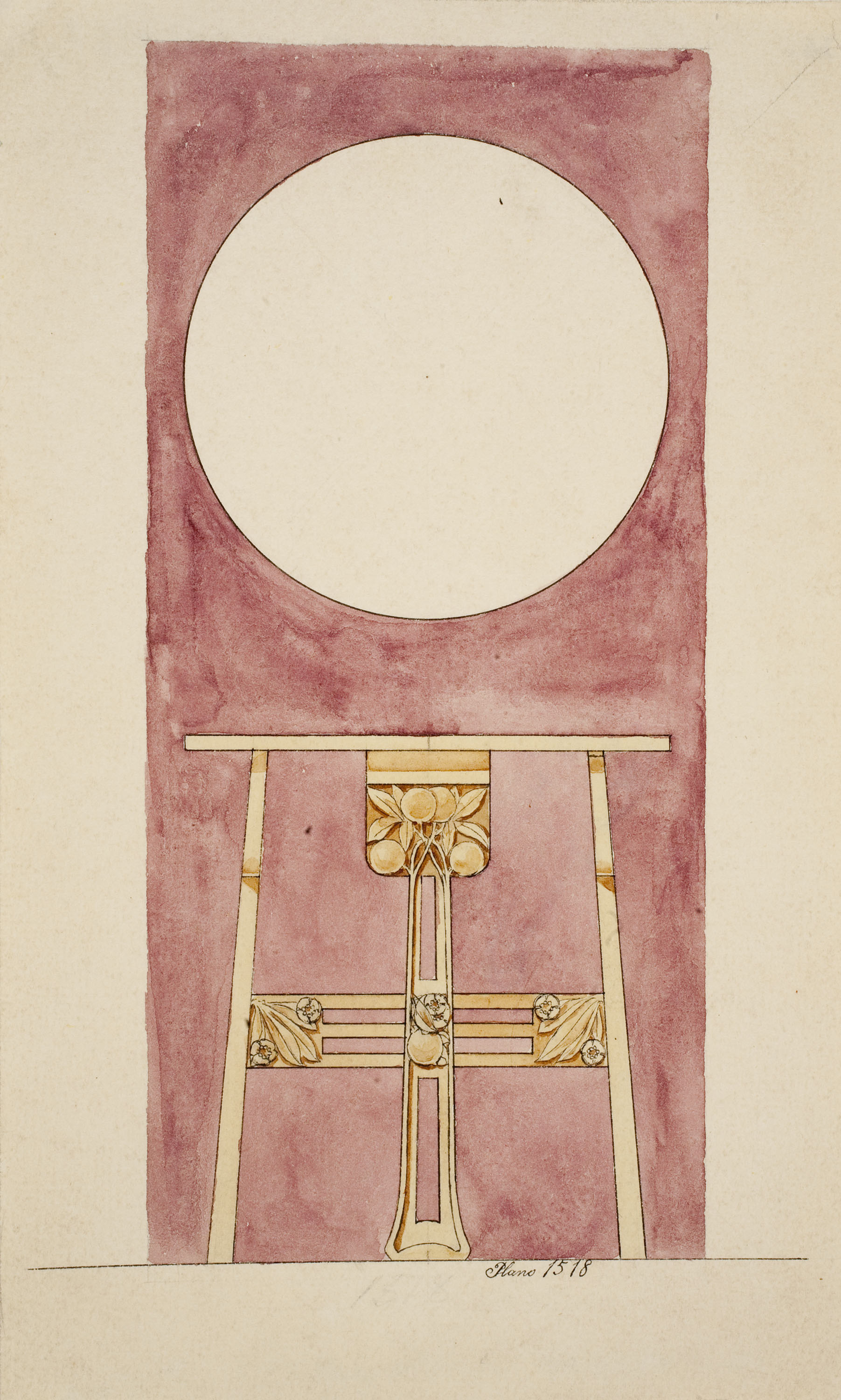 image for: Gaspar Homar - Taula (vista aèria i frontal) - Cap a 1905