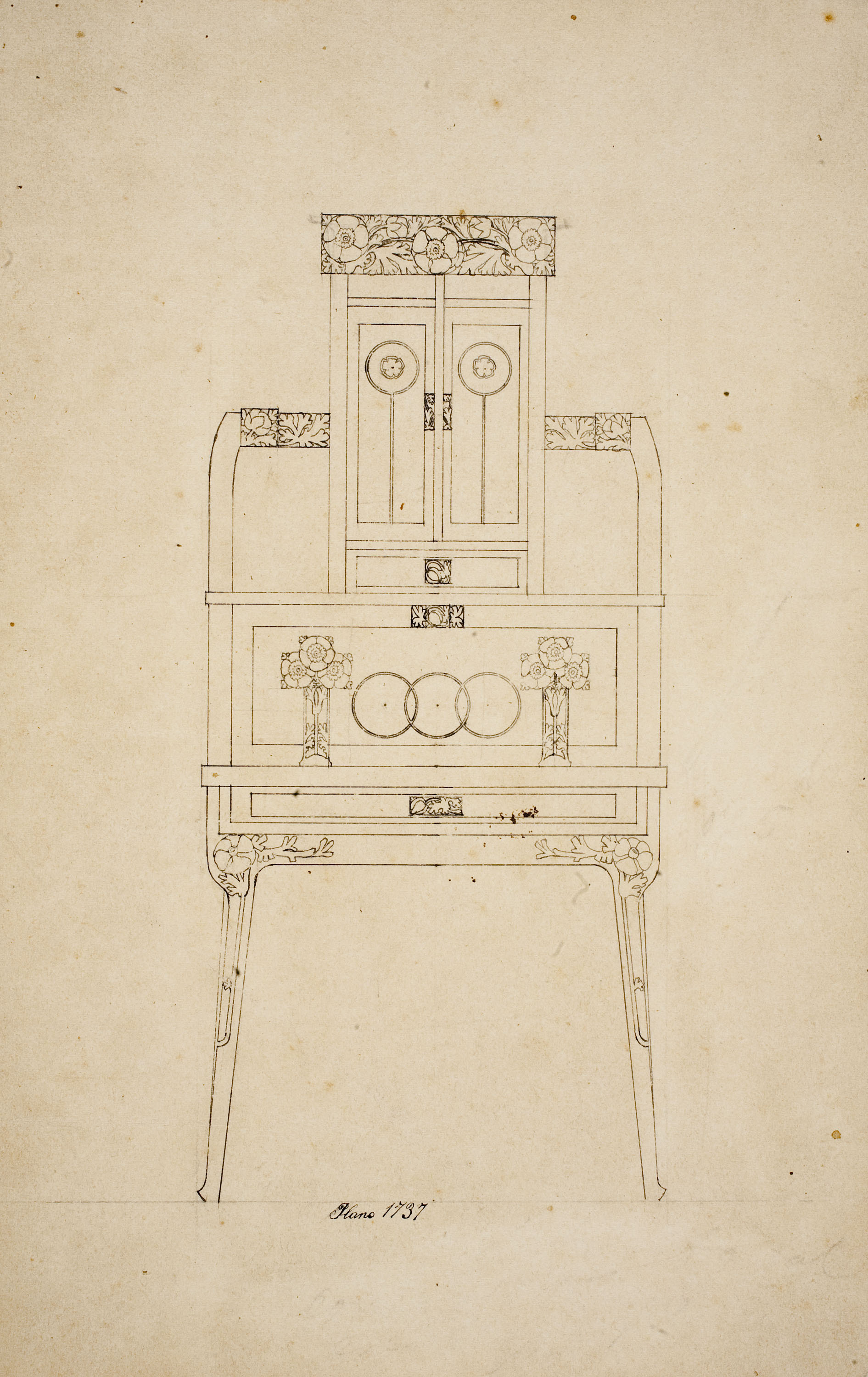 image for: Gaspar Homar - Armari escriptori - Cap a 1900