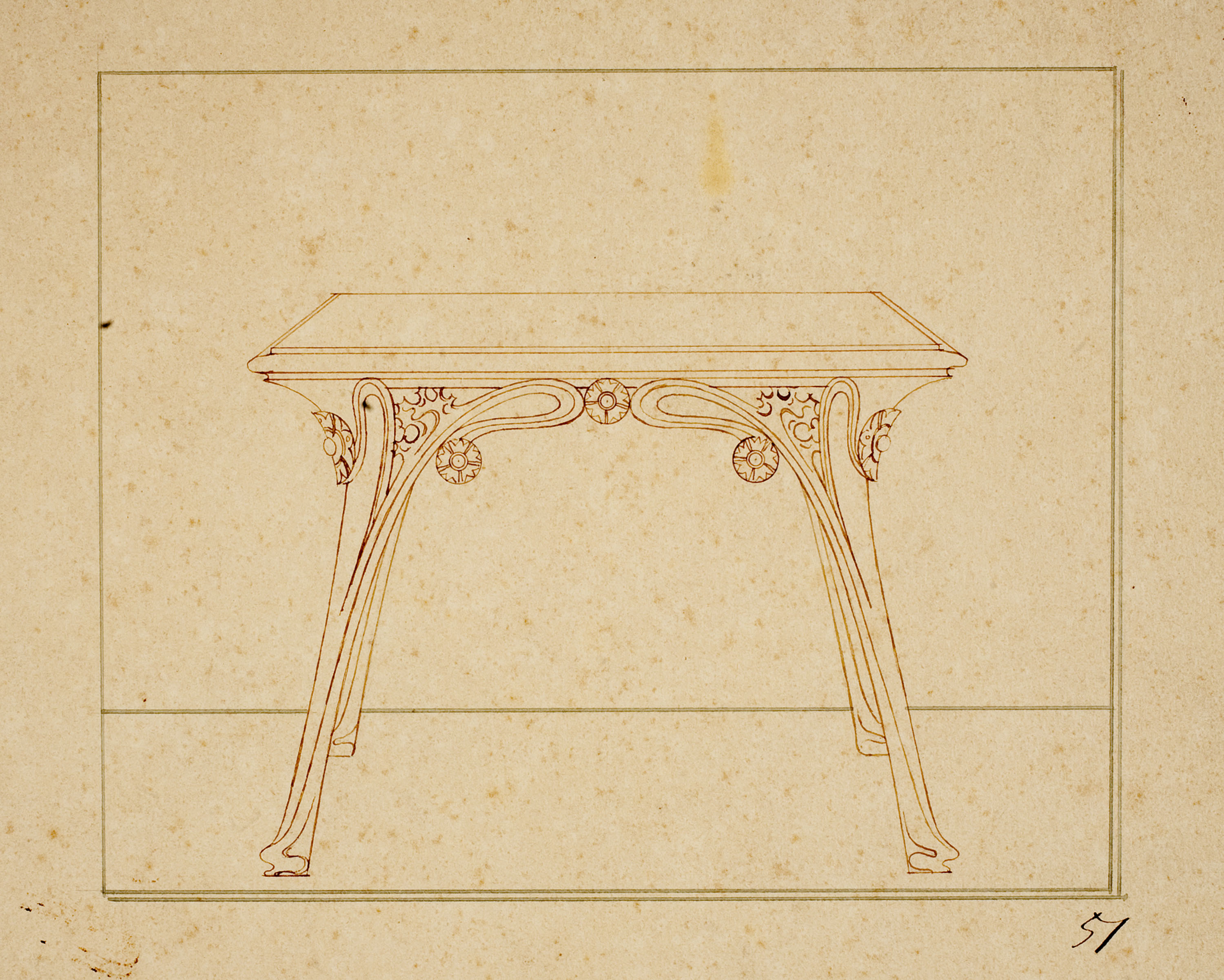 image for: Gaspar Homar - Taula - Cap a 1895