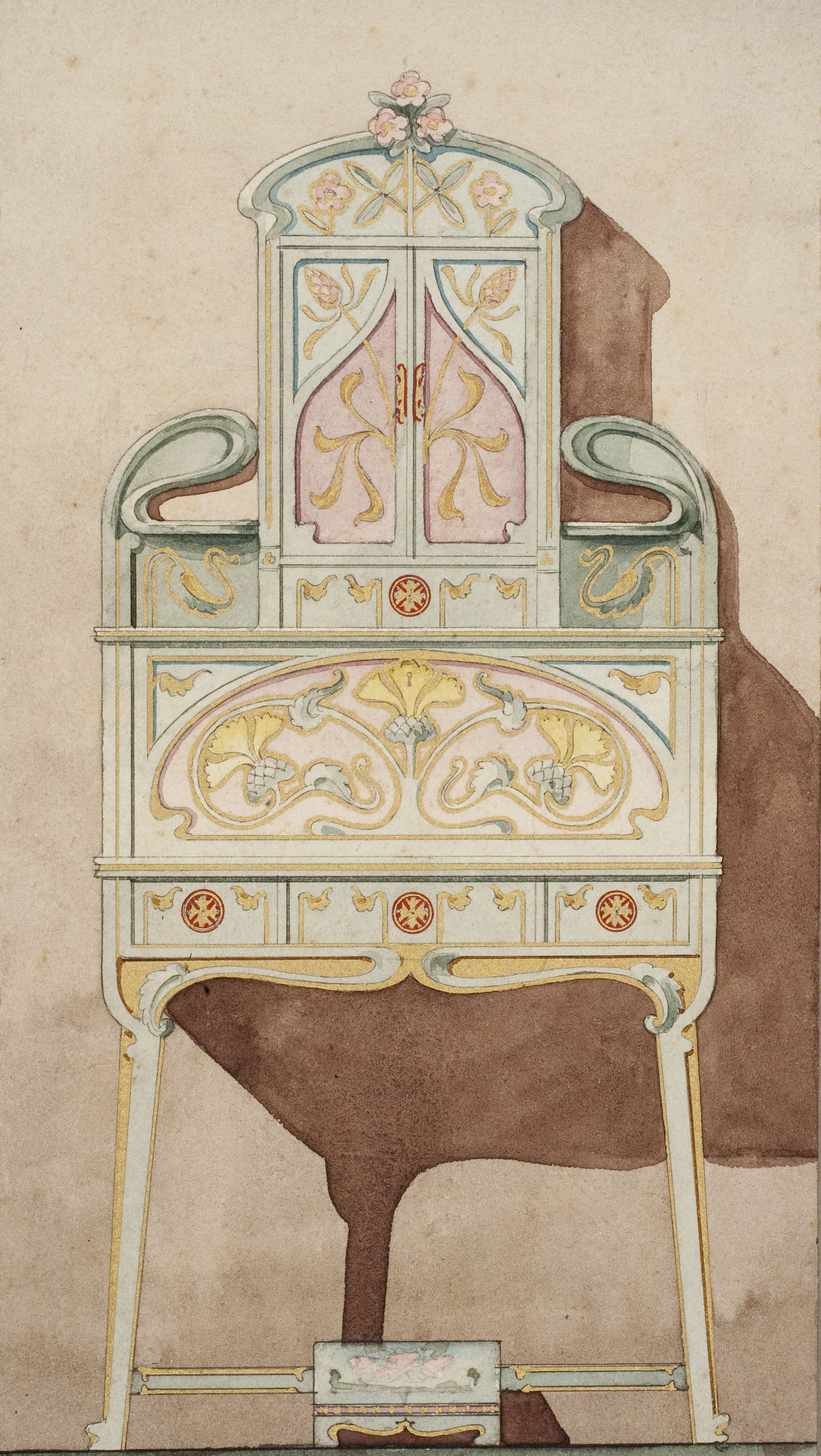 image for: Gaspar Homar - Armari escriptori - Cap a 1900