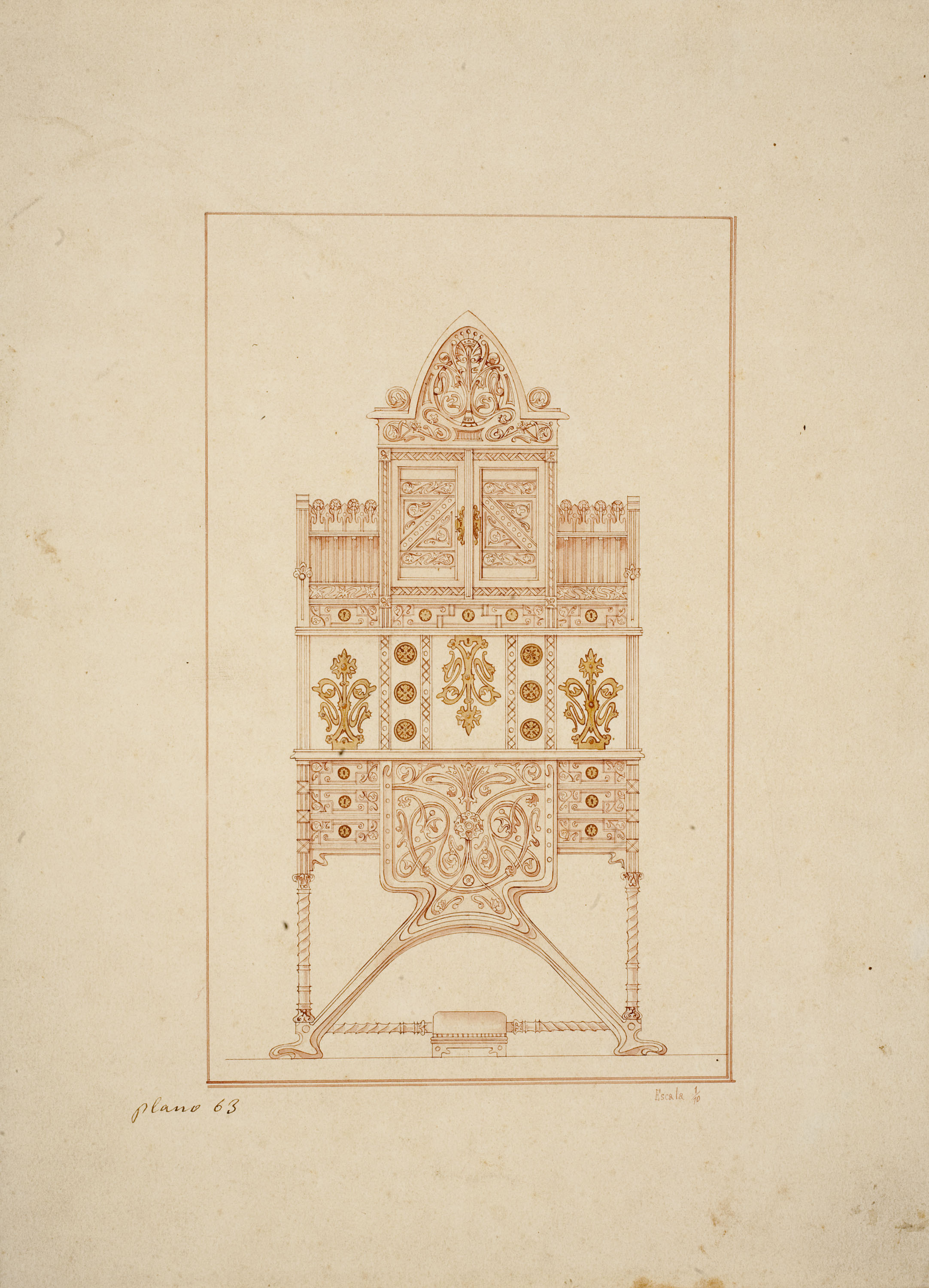 image for: Gaspar Homar - Arquimesa - Cap a 1894