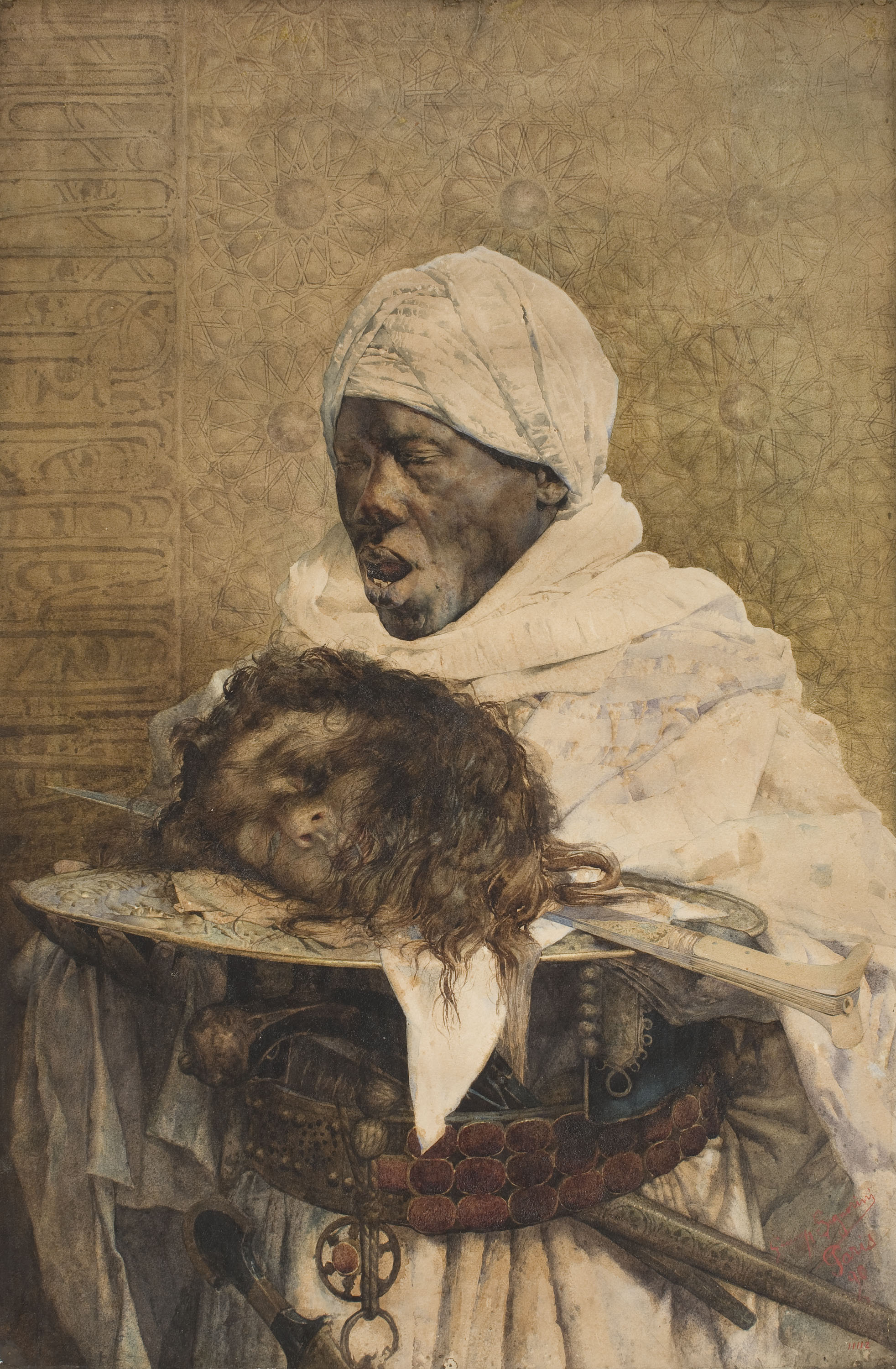 image for: Giuseppe Signorini - La justícia al Marroc - 1890