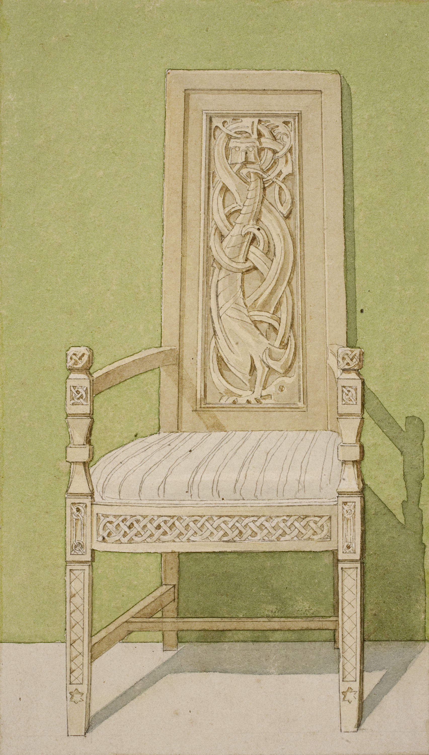 image for: Gaspar Homar - Cadira - Cap a 1900-1906