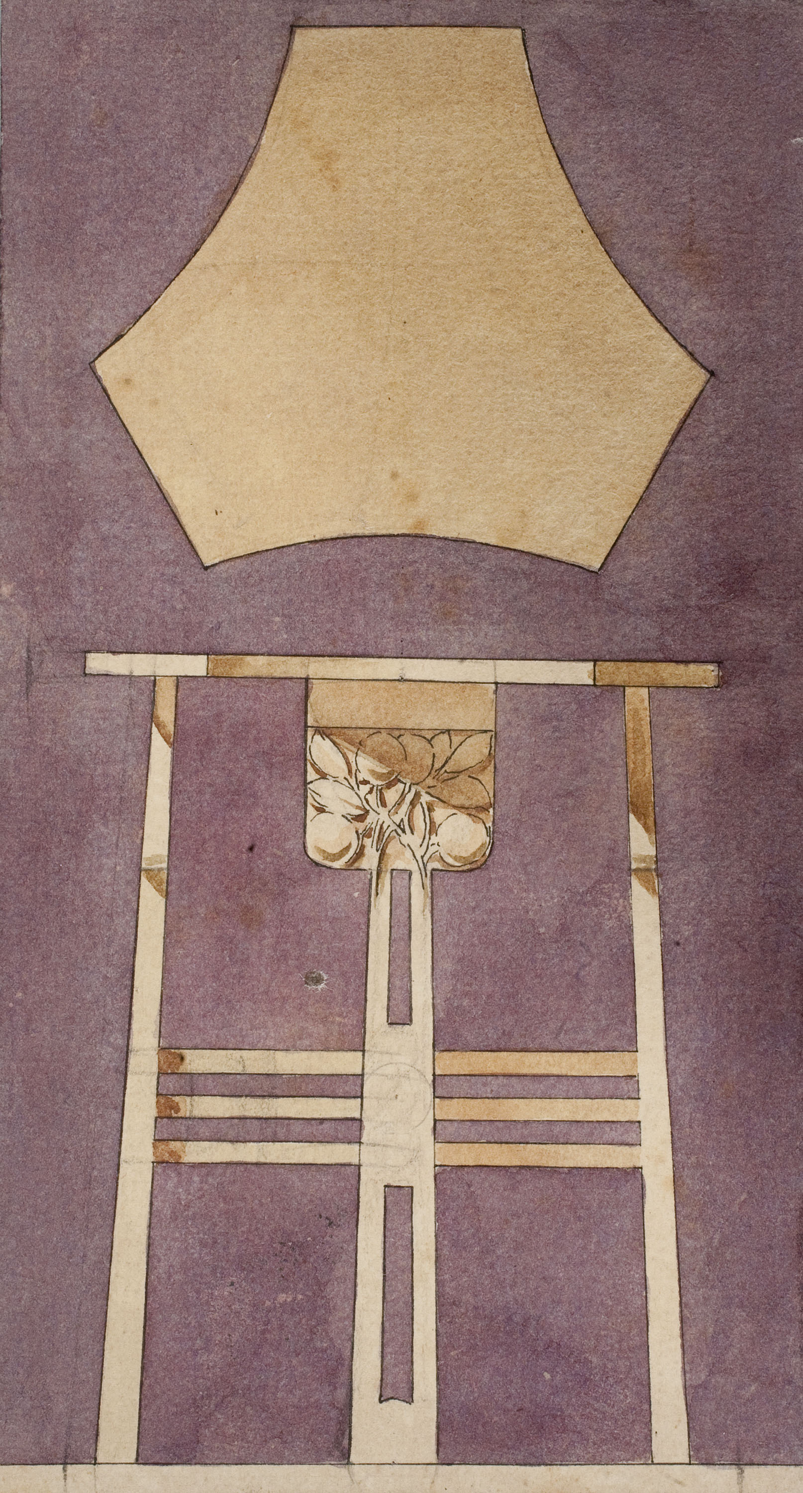 image for: Gaspar Homar - Taula poligonal (vista aèria i frontal) - Cap a 1905