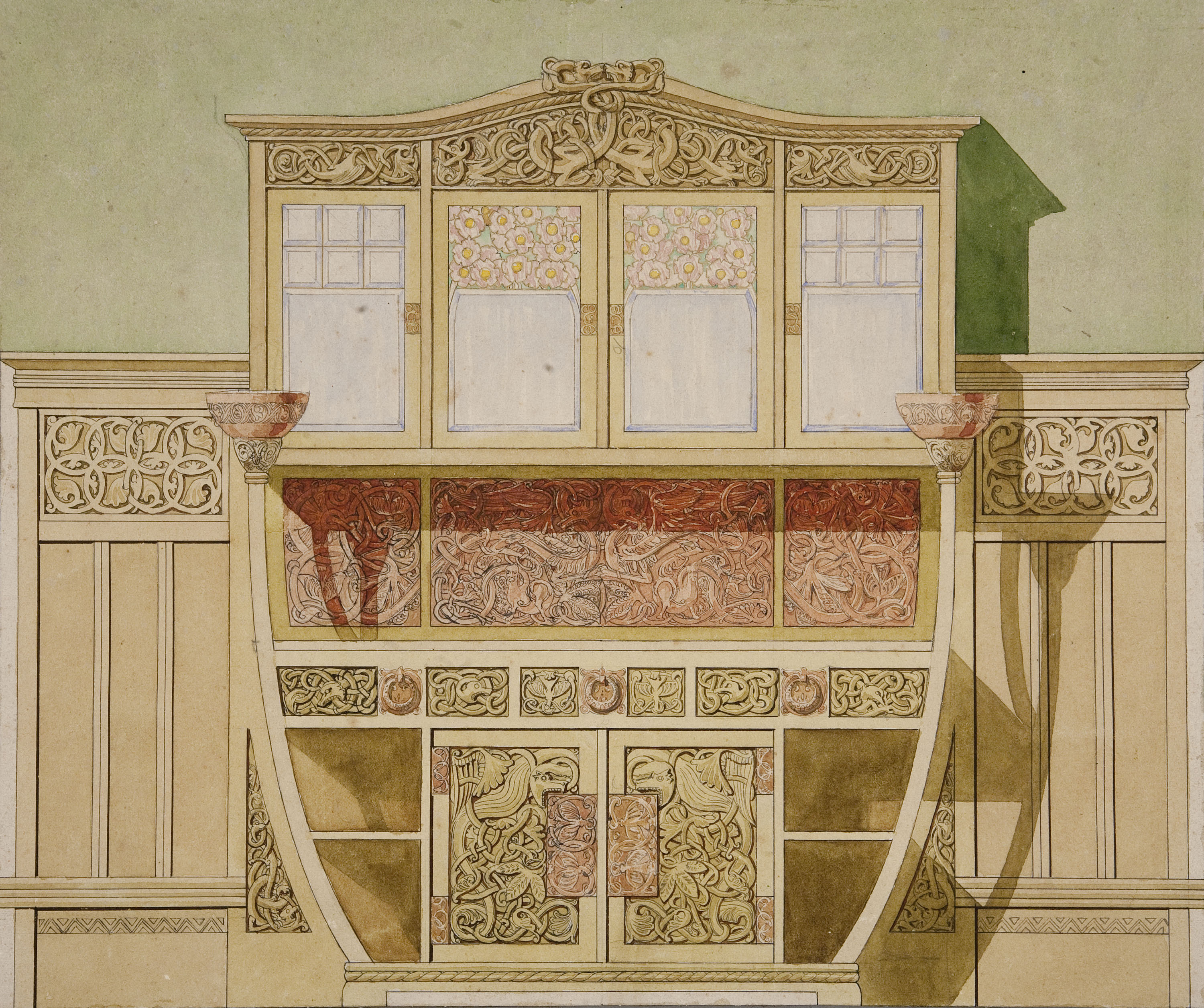 image for: Gaspar Homar - Bufet per a la casa Burés de Barcelona - Cap a 1900