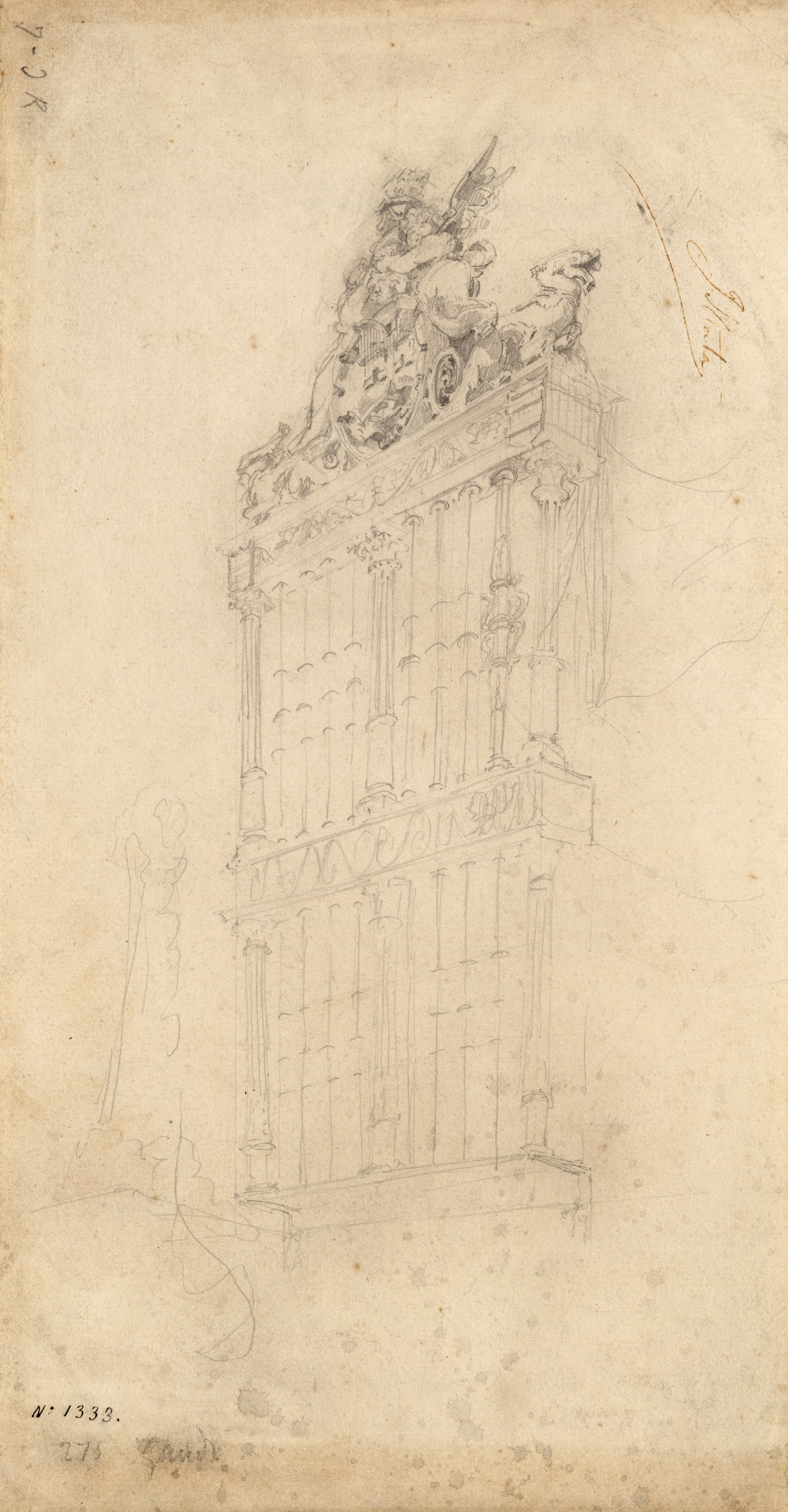 image for: Antoni Gaudí - Reixa de la casa de Pilatos de Sevilla - Cap a 1878-1879
