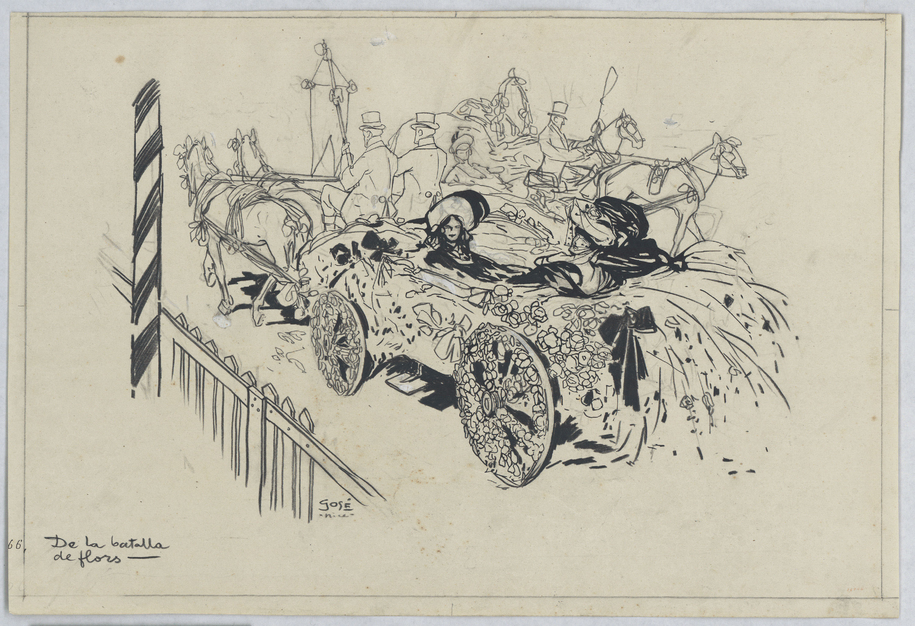 image for: Francesc Xavier Gosé - Carnaval de Niça. De la batalla de flors - Cap a 1904