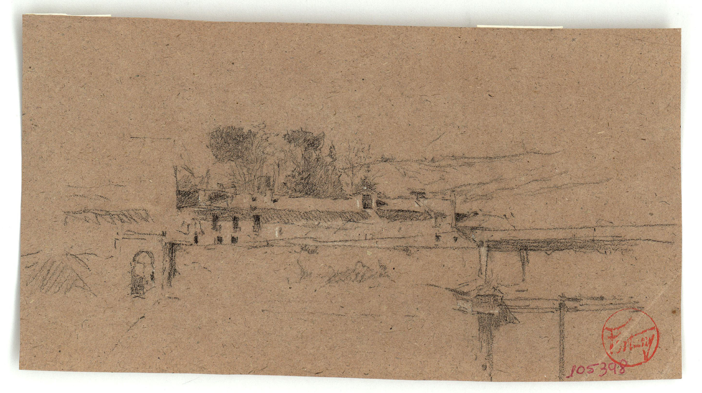 image for: Marià Fortuny - Paisatge marroquí - Cap a 1860-1862