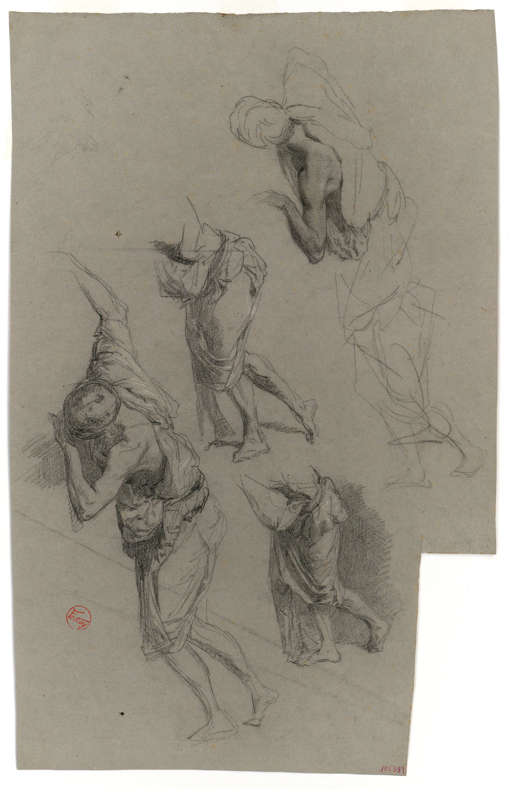 image for: Marià Fortuny - Marroquí ferit. Estudi per al quadre «La batalla de Tetuan» - Cap a 1860-1862