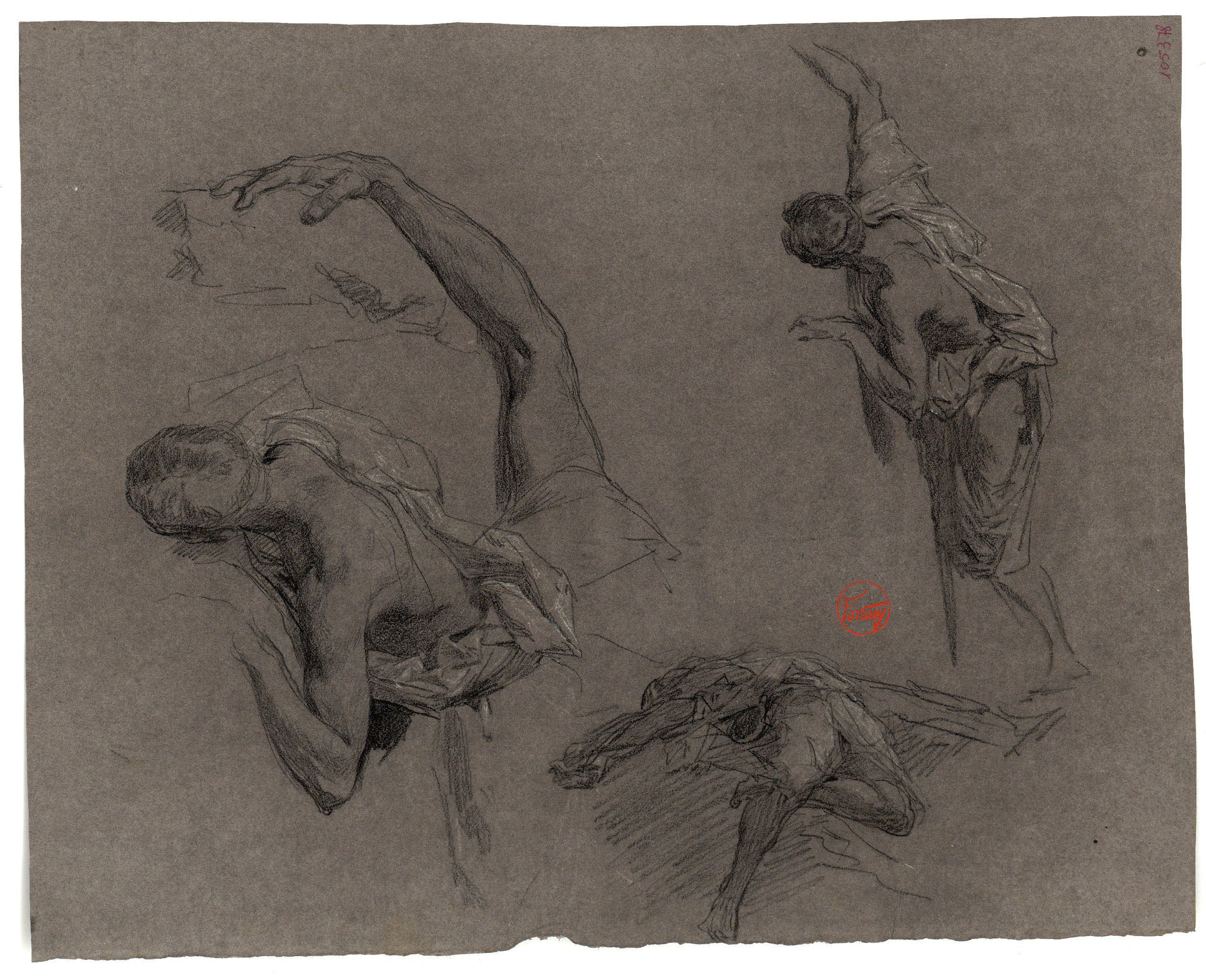 image for: Marià Fortuny - Marroquí ferit. Estudi per al quadre «La batalla de Tetuan» - Cap a 1860-1862