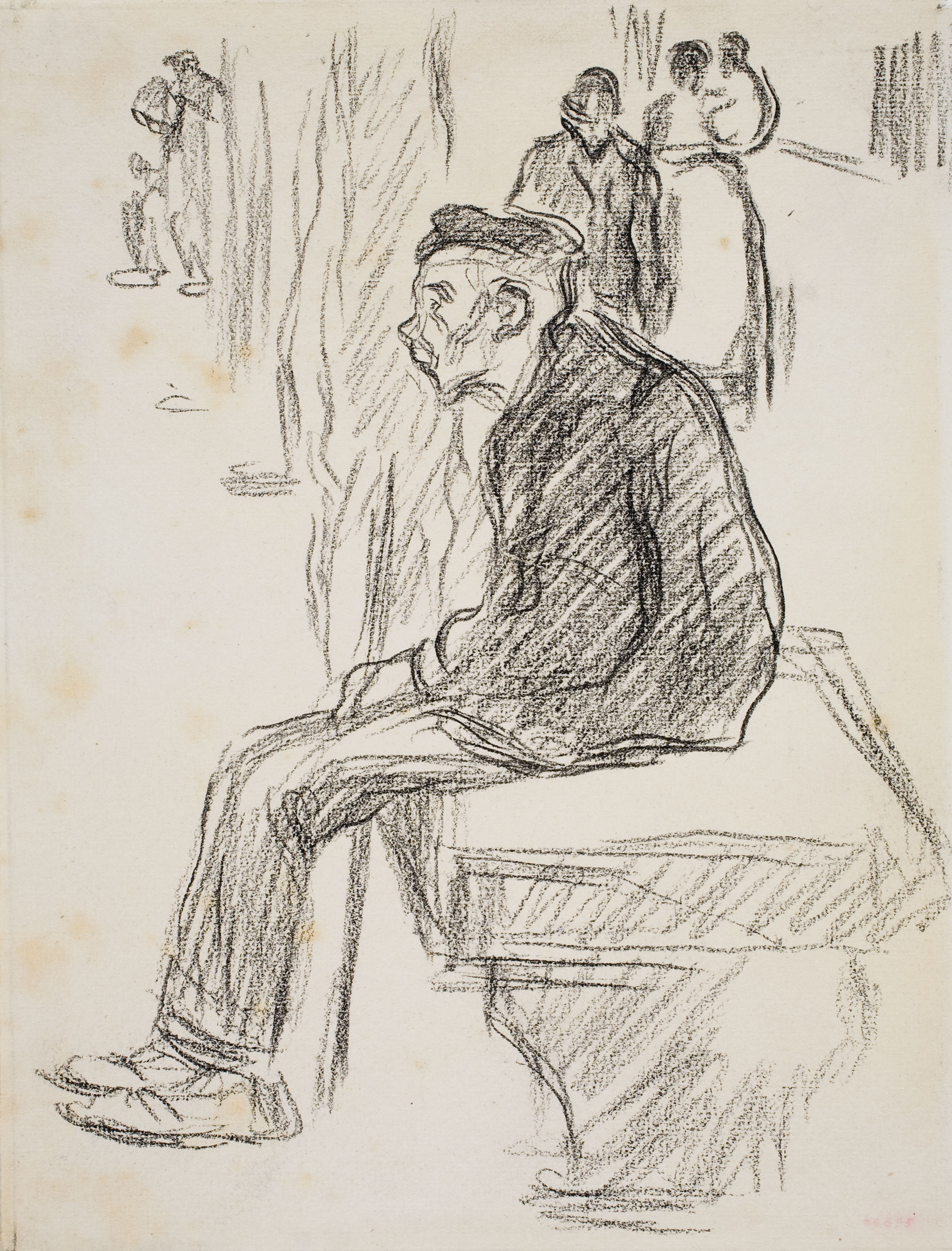 image for: Isidre Nonell - Home assegut - Cap a 1890-1900