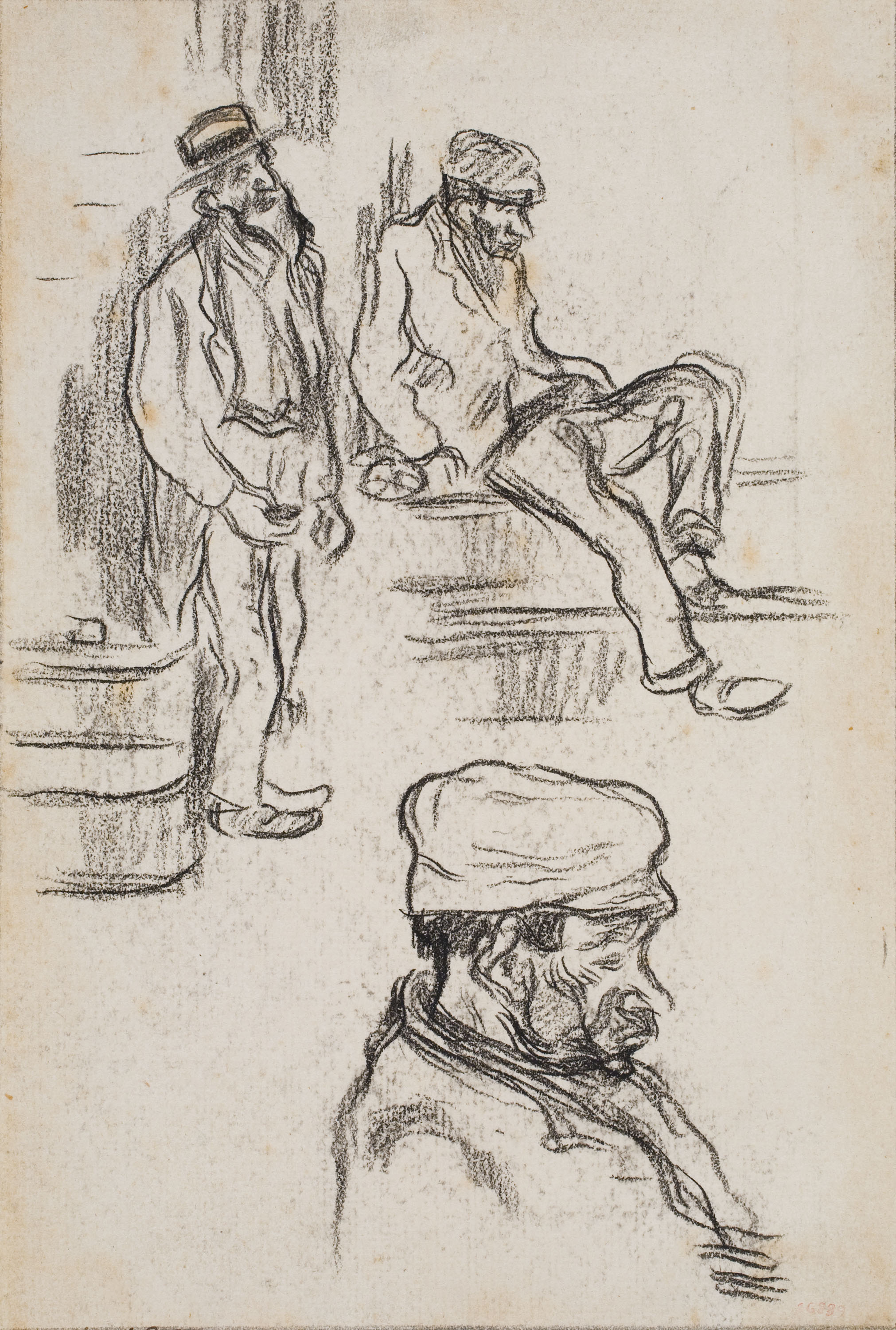 image for: Isidre Nonell - Apunt de captaires - Cap a 1890-1900