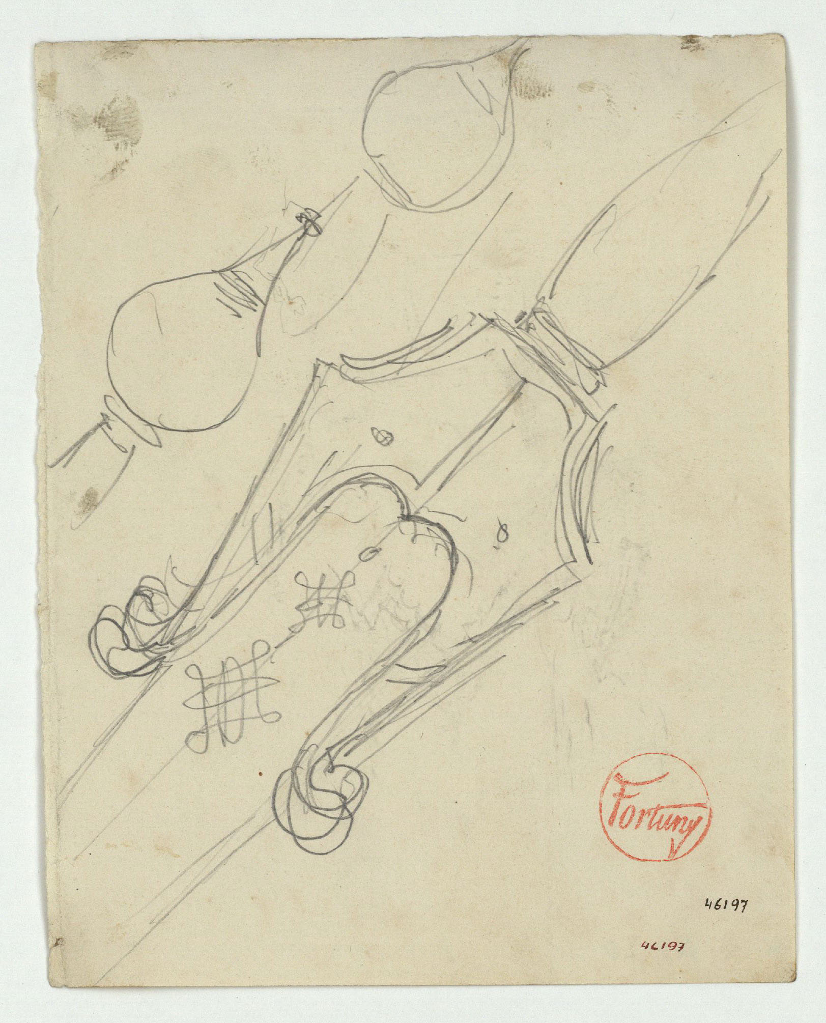 image for: Marià Fortuny - Guarnició i poms d&#039;espasa d&#039;estil musulmà - Cap a 1867-1872