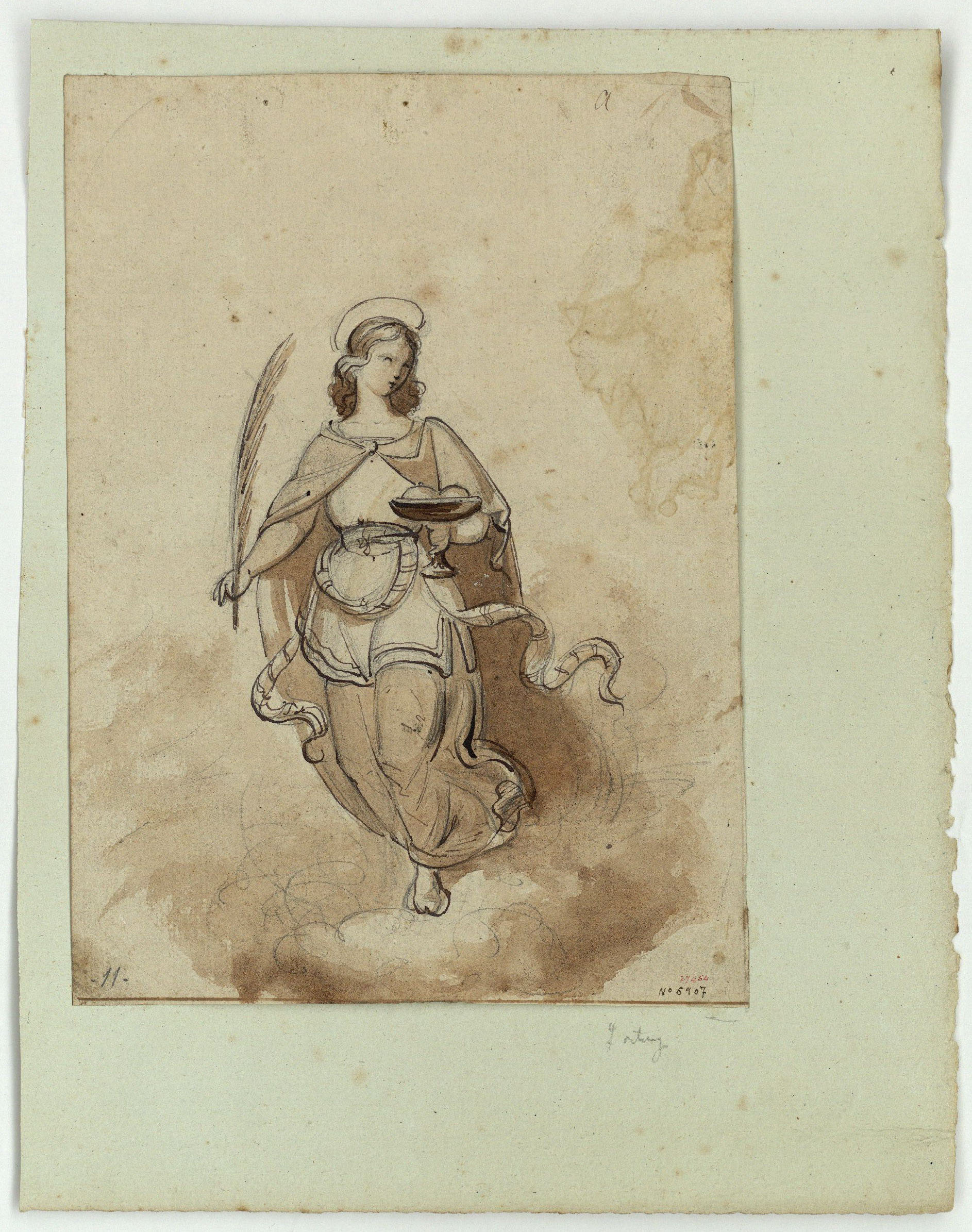 image for: Marià Fortuny - Santa Àgata - Cap a 1856-1858