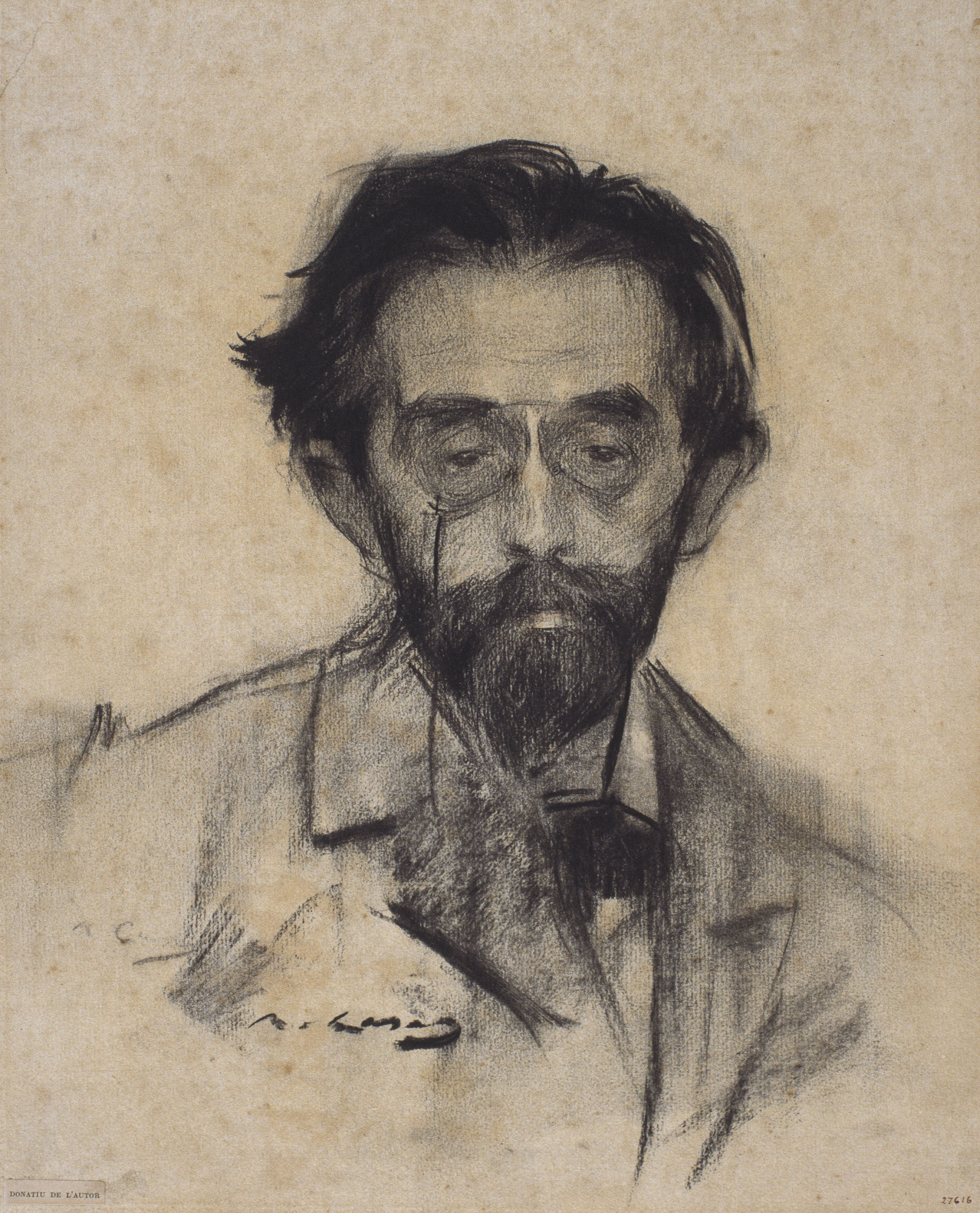 image for: Ramon Casas - Retrat de Louis Xavier de Ricard - 1901