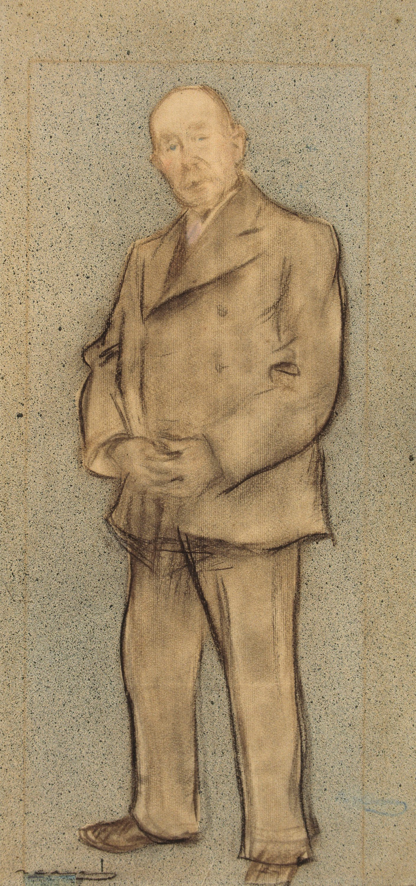 image for: Ramon Casas - Retrat de Josep Parera - Cap a 1897-1899