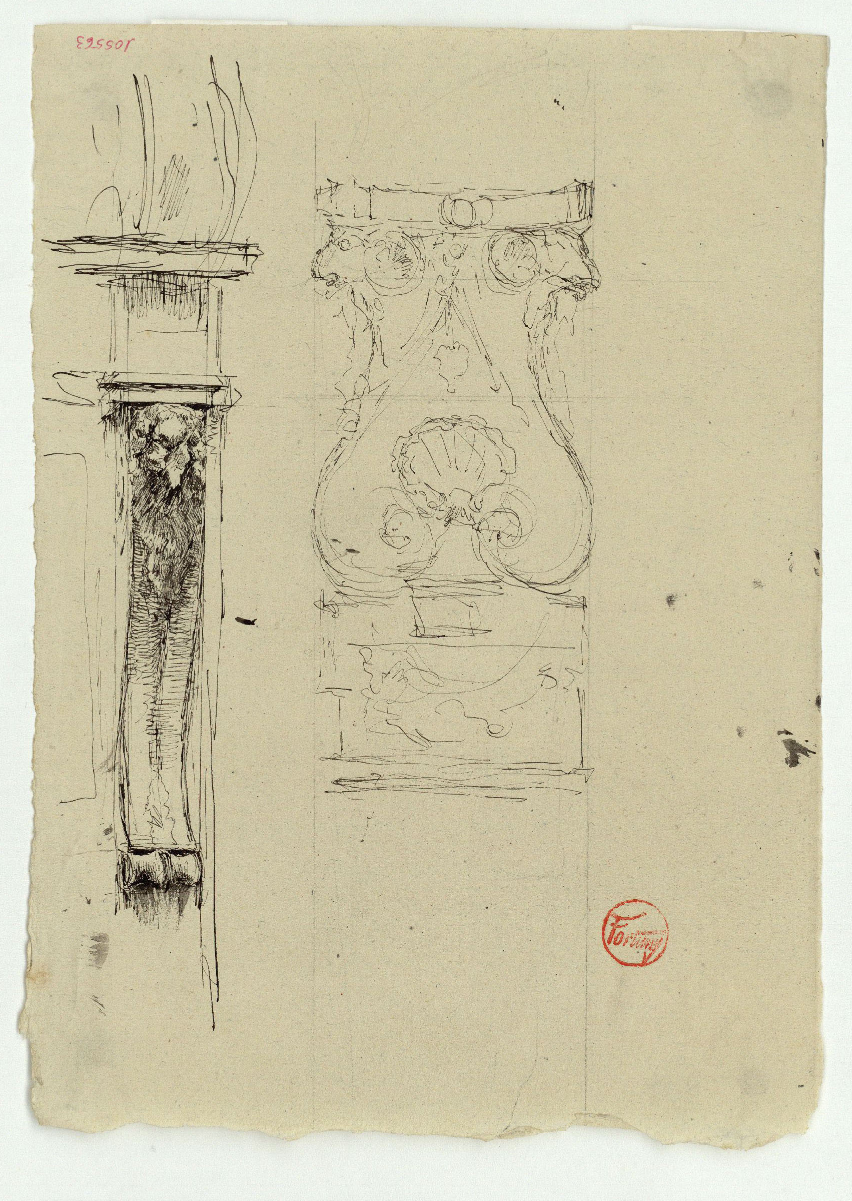 image for: Marià Fortuny - Estudi per al quadre «L&#039;elecció de la model» - Cap a 1868-1870