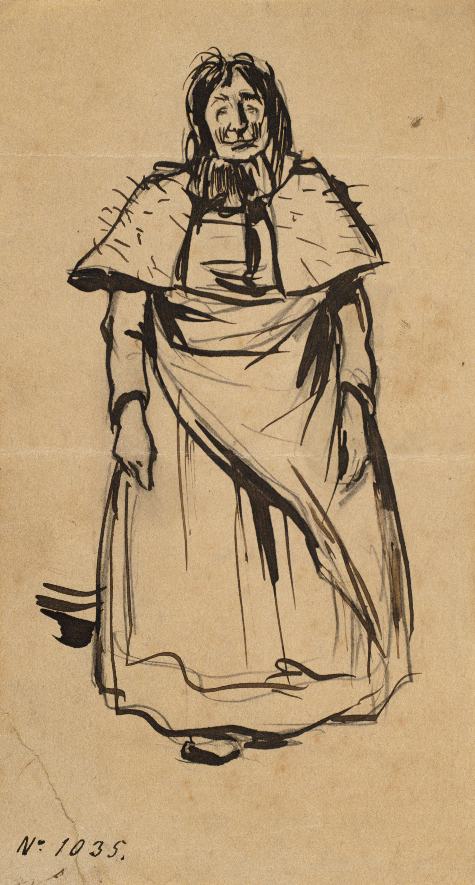 image for: Ramon Casas - Dona vella - Cap a 1890-1902