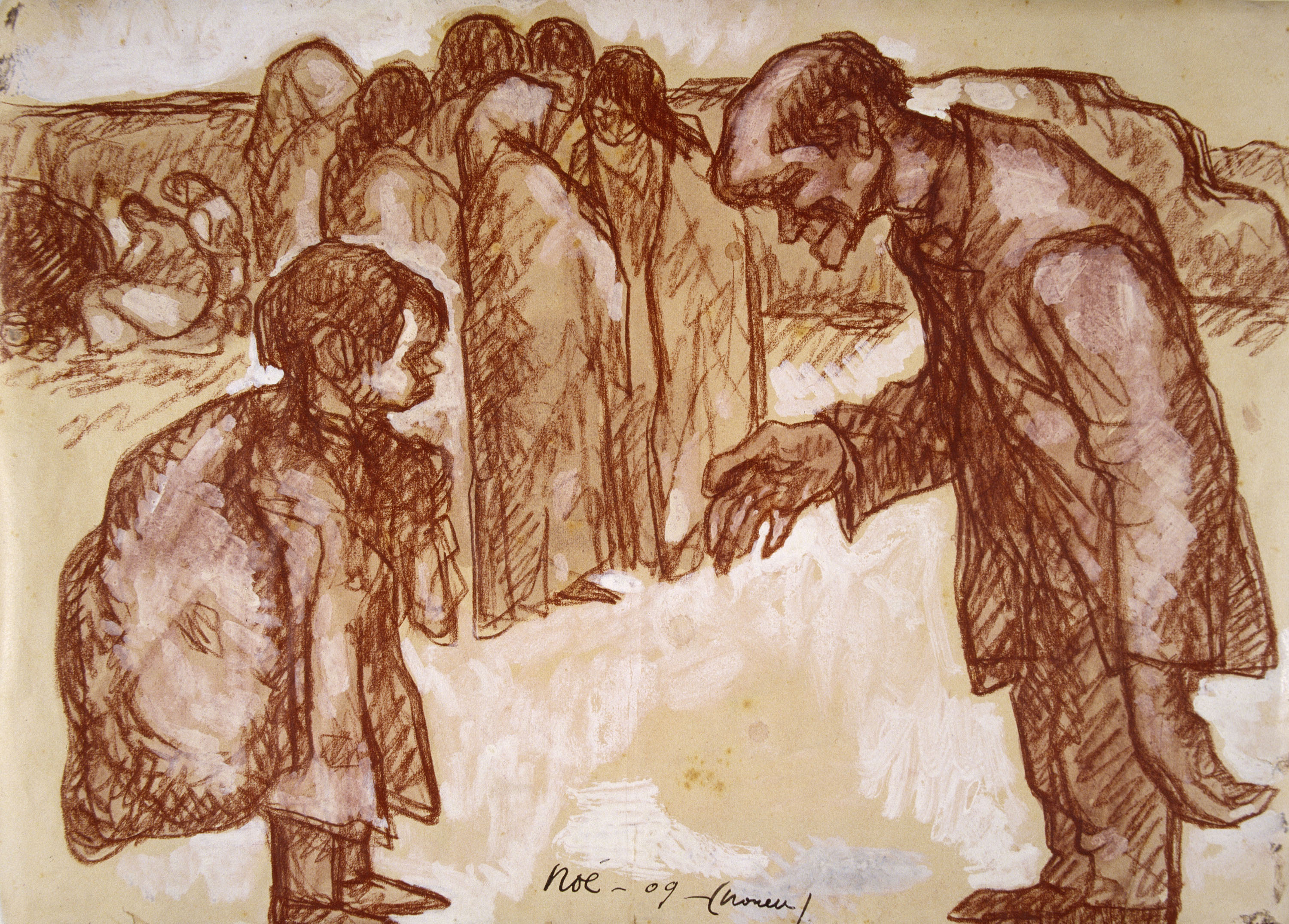 image for: Isidre Nonell - Noi, m&#039;hi trobo bé fent de pobre (Gitanos) - 1909