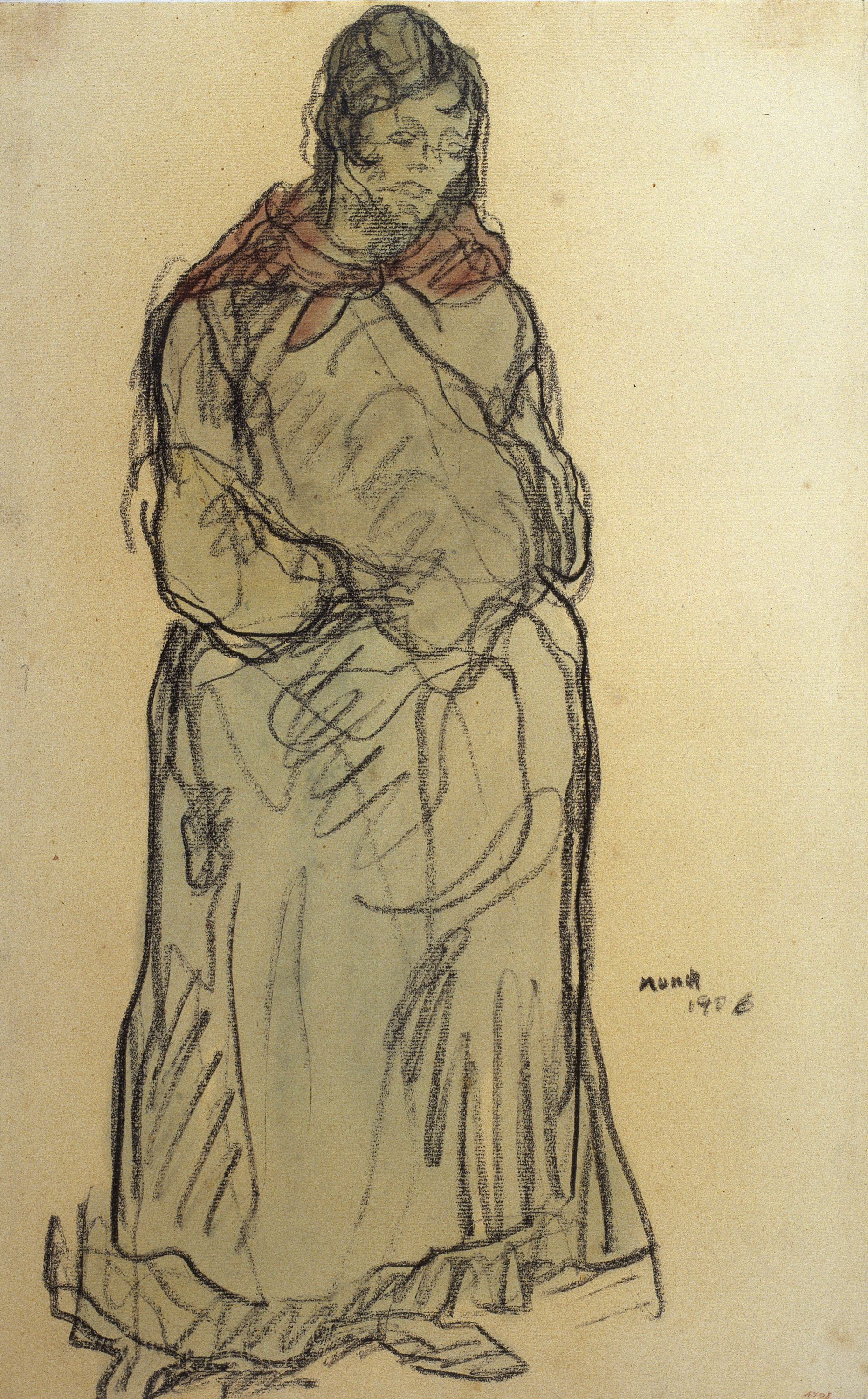 image for: Isidre Nonell - Gitana dempeus - 1906