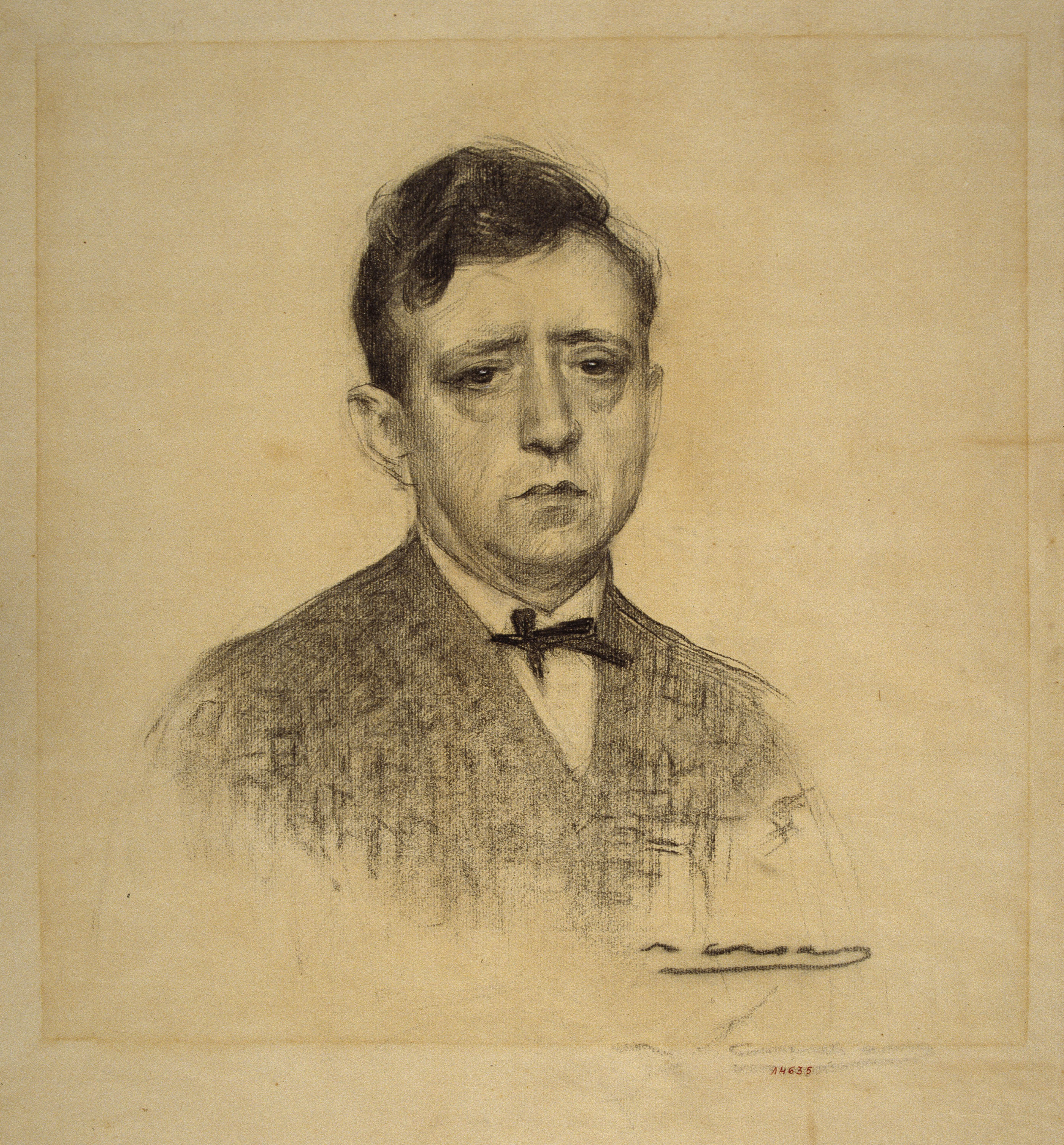 image for: Ramon Casas - Retrat de Ricard Opisso - 1920