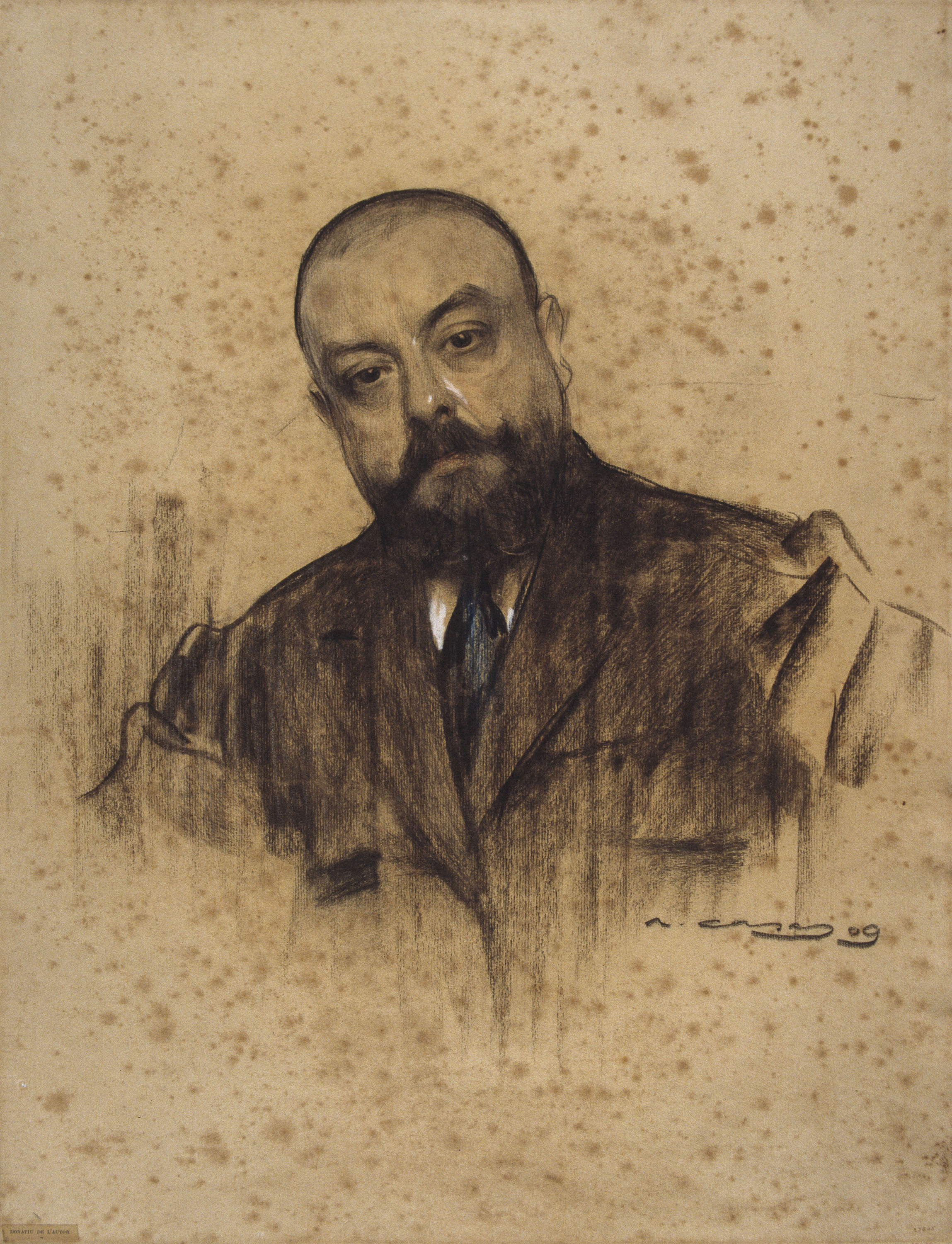 image for: Ramon Casas - Retrat de Miquel dels Sants Oliver - 1909