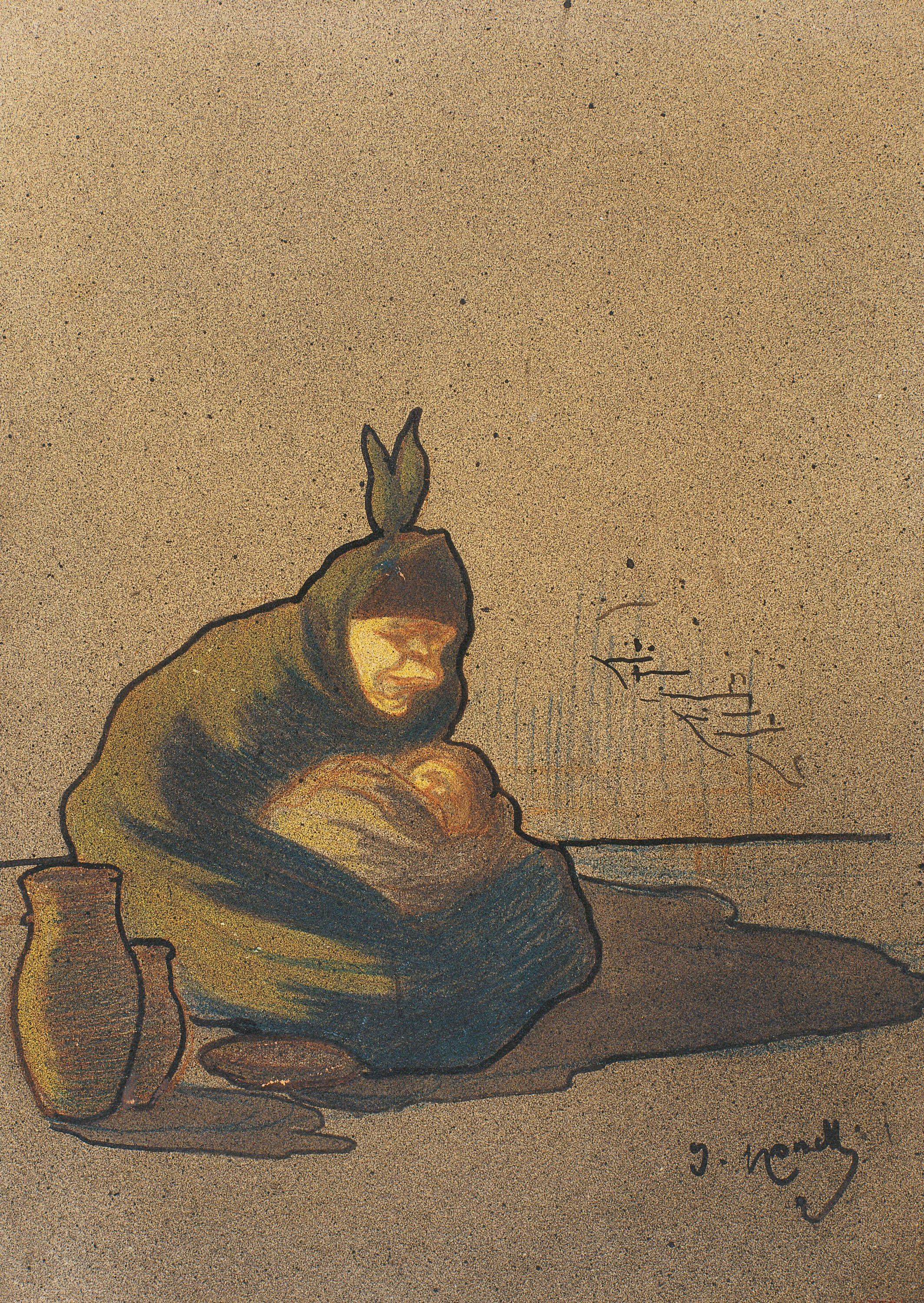 image for: Isidre Nonell - Cretina de Boí - 1896-1897