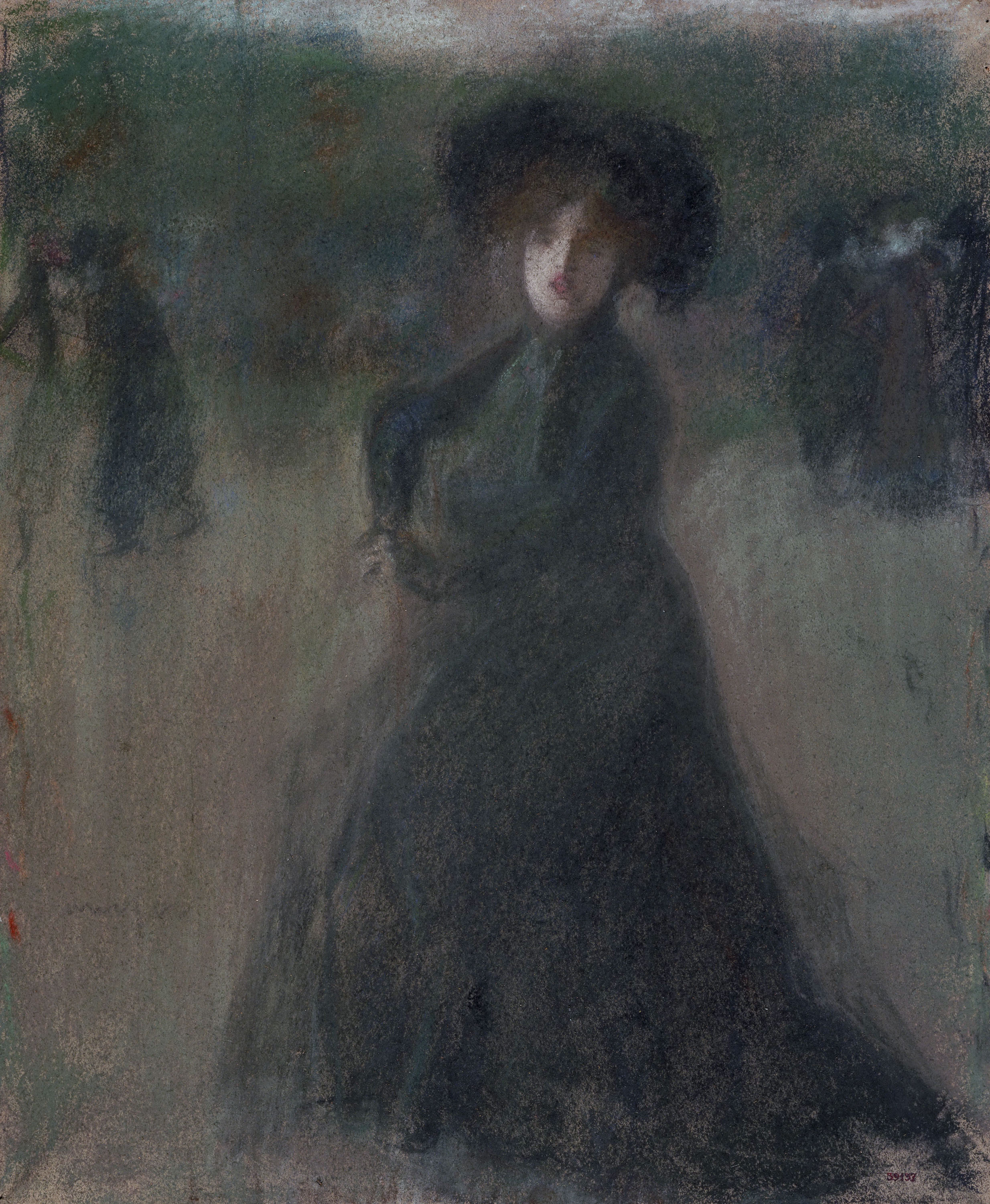 image for: Joaquim Sunyer - Dona als jardins del Luxemburg - Cap a 1900