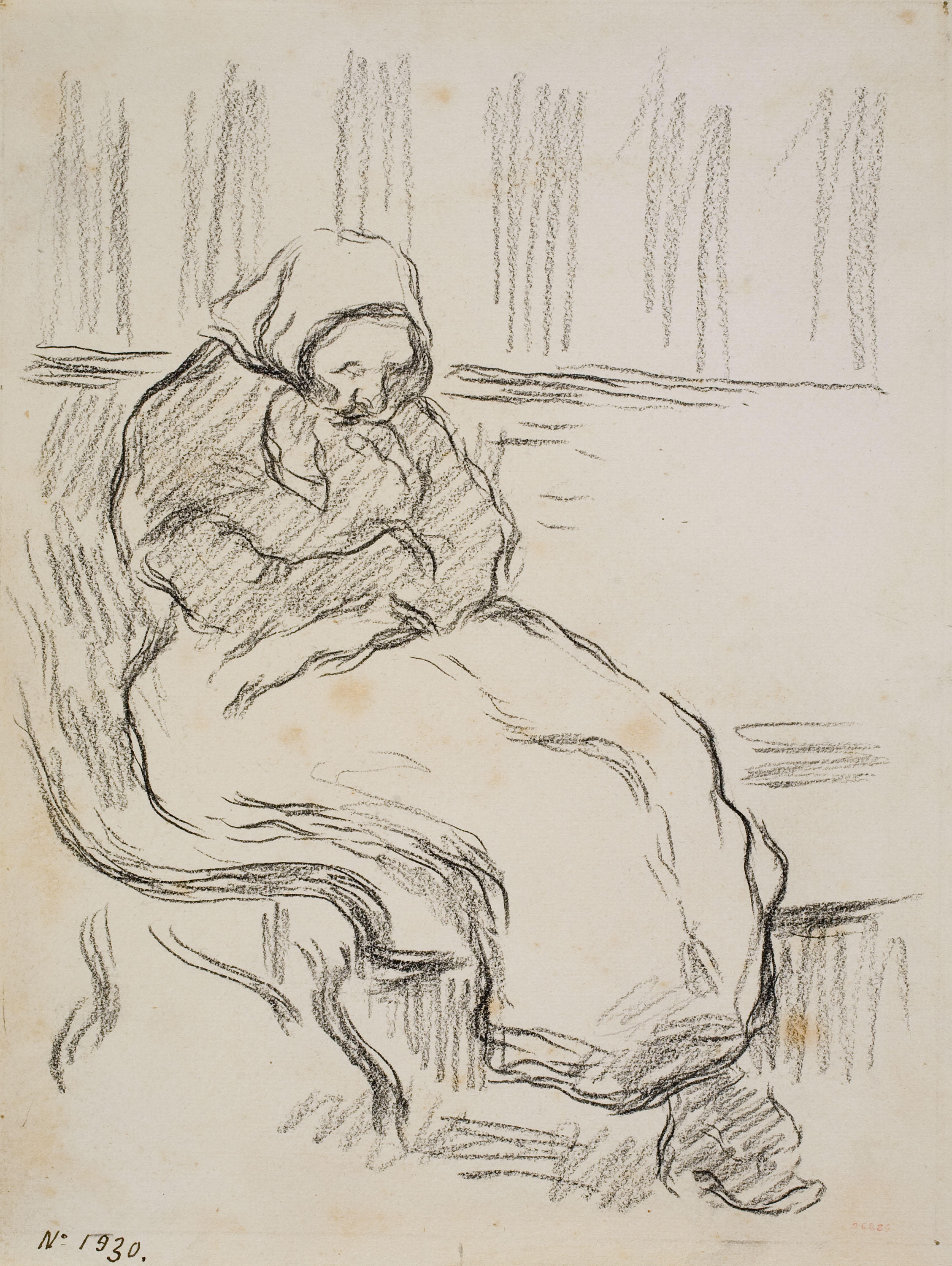 image for: Isidre Nonell - Dona adormida - Cap a 1890-1896