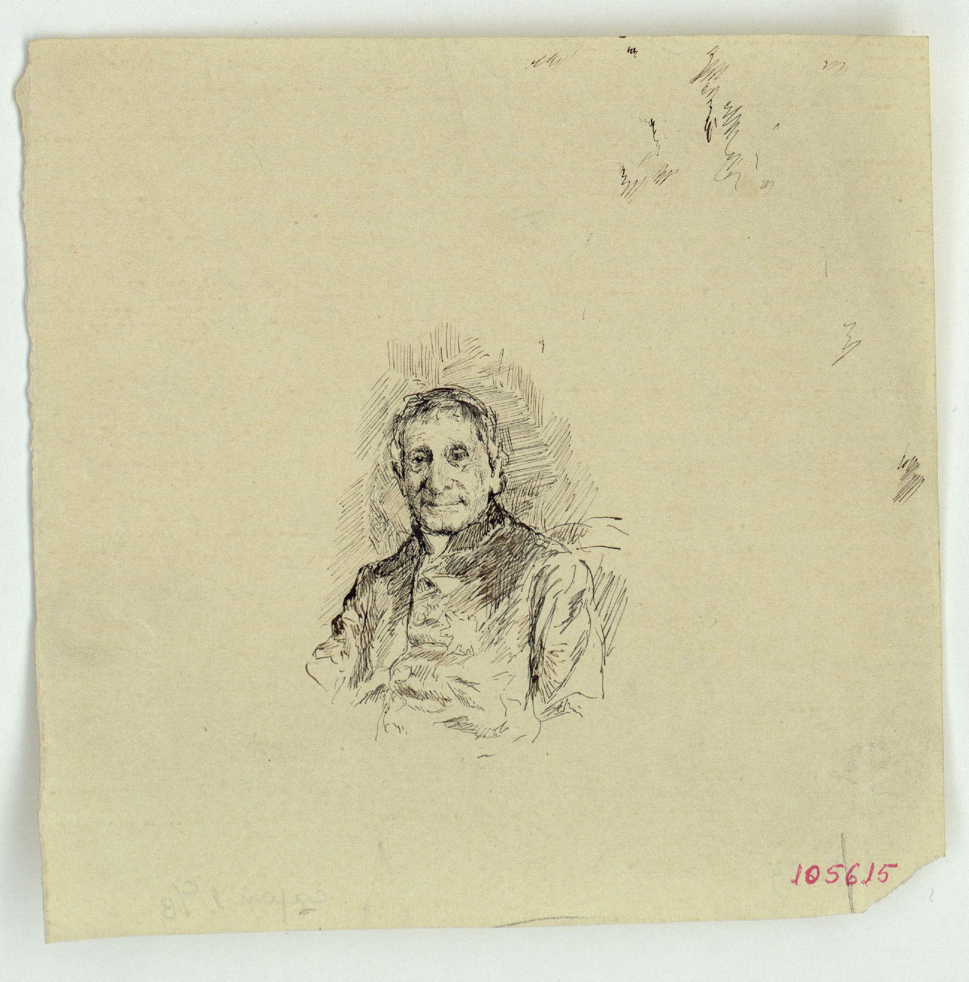 image for: Marià Fortuny - Retrat masculí - Cap a 1867-1872